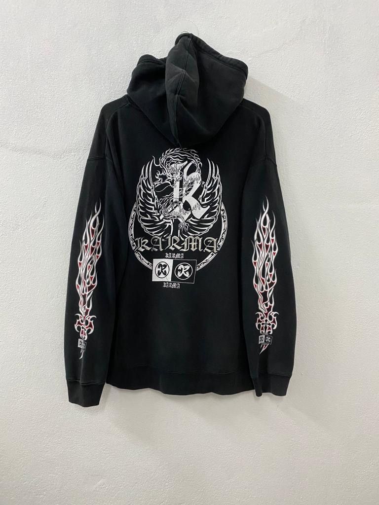 If Six Was Nine Karma japanese streetwear hoodie inspired by chrome hearts Size US L / EU 52-54 / 3 - 2 Thumbnail