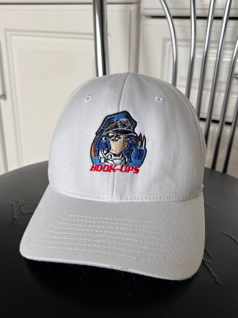 Hook-Ups Vintage Hook-Ups White Cap Hat Anime Super Assassin Girl 00s Size ONE SIZE - 1 Thumbnail