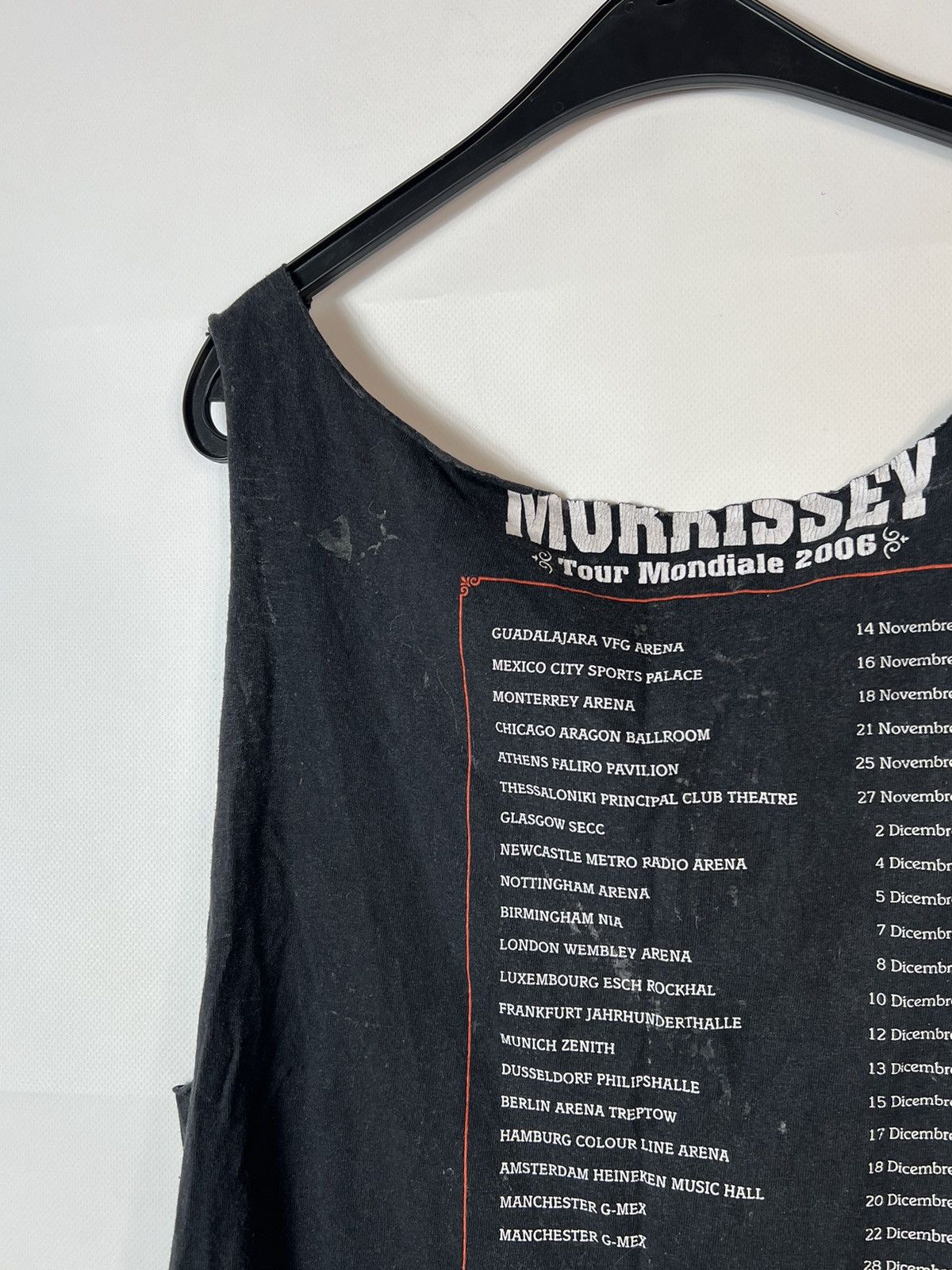 Vintage 🔥1+1=3🔥Morrissey 2006 Vintage Tour Mondiale Tank Top Tee Size US M / EU 48-50 / 2 - 7 Thumbnail