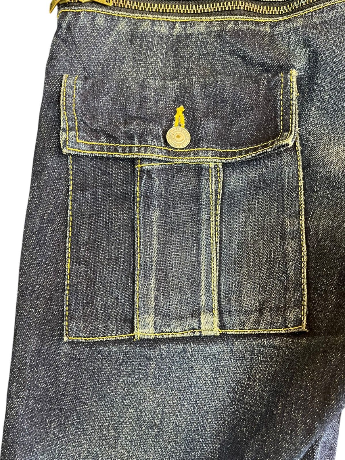 POST ARCHIVE FACTION (PAF) Vintage Japanese Brand AvantGarde Back Zipper Denim Size US 33 - 8 Thumbnail