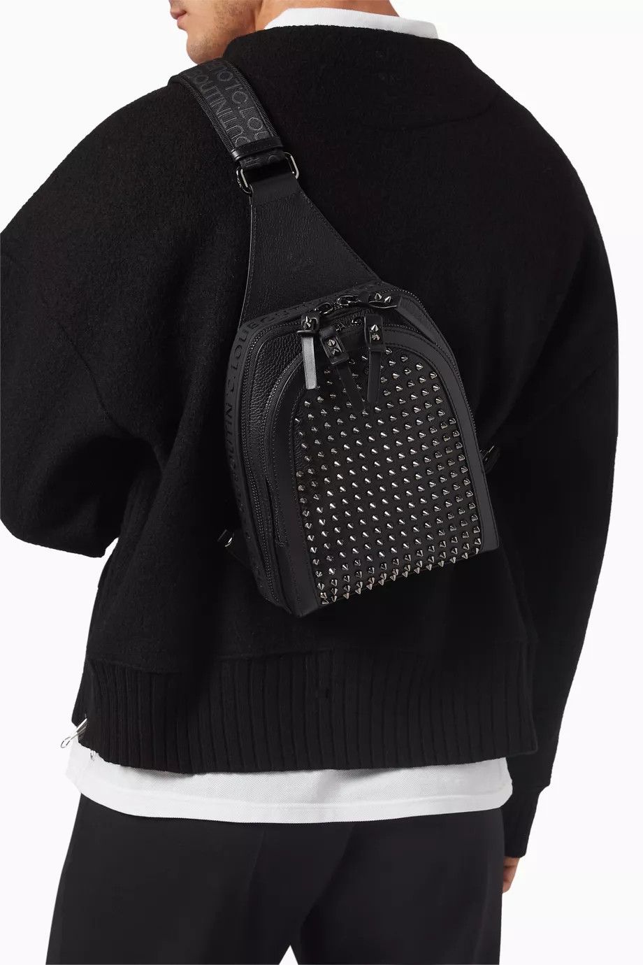 Christian Louboutin o1bcso1str0825 Size:OS/Loubifunk Crossbody Bag in Black Size ONE SIZE - 4 Thumbnail