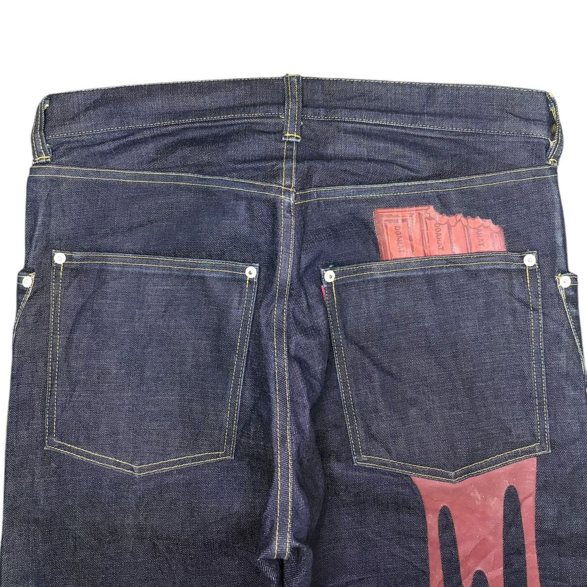 Junya Watanabe Vintage Japanese Brand Raw Denim Baggy Jeans Size US 33 - 3 Thumbnail