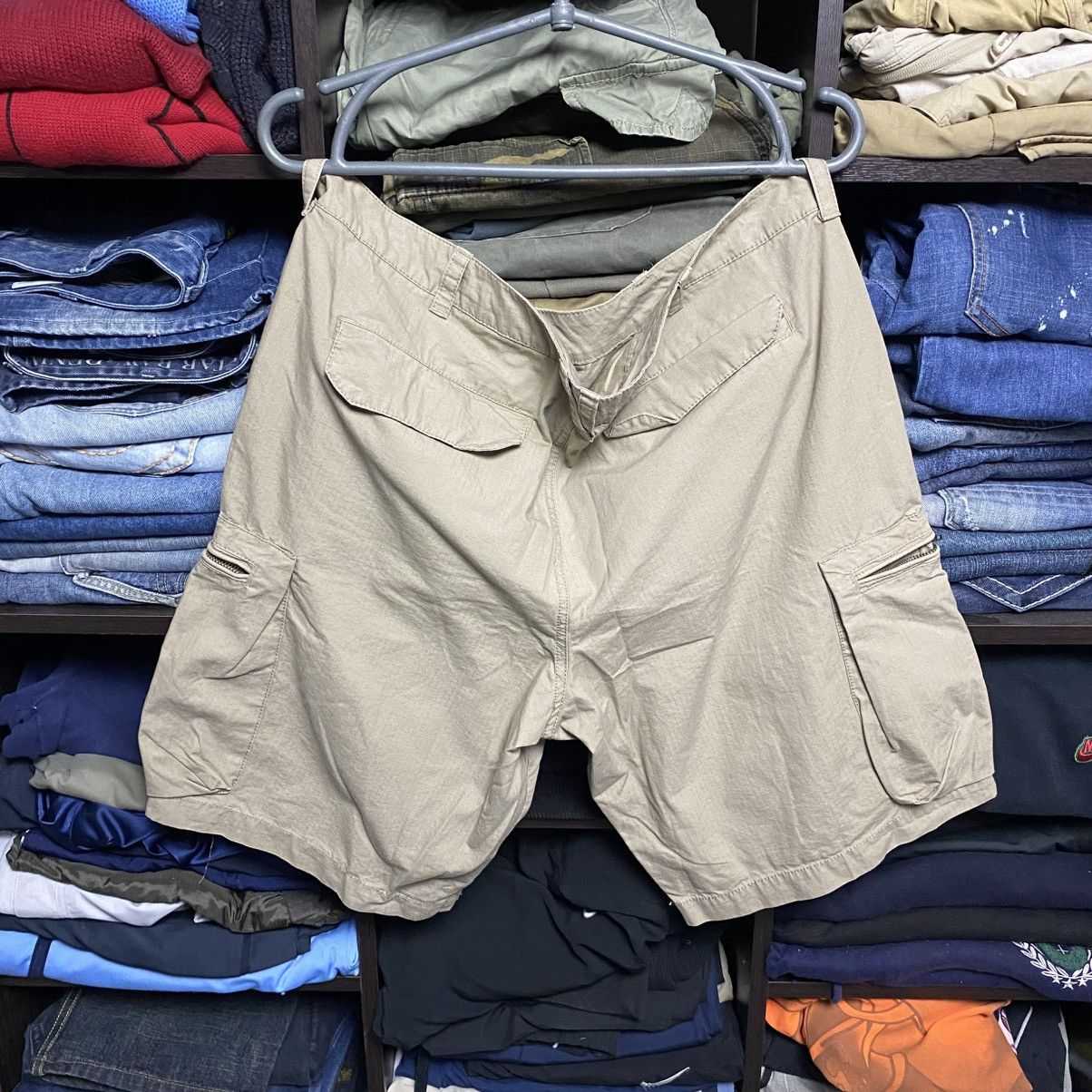 Nike Vintage Nike 90 Cargo Denim Cordura streetwear shorts Size US 34 / EU 50 - 8 Thumbnail