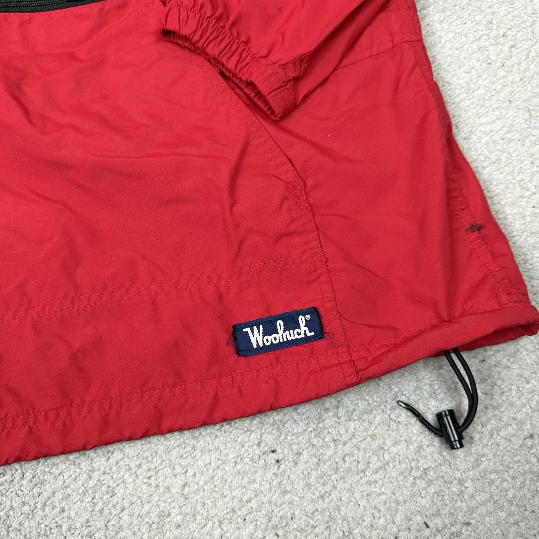 Vintage VINTAGE Woolrich Jacket Mens XL Red Hooded Lightweight Windbreaker Coat Size US XL / EU 56 / 4 - 3 Thumbnail