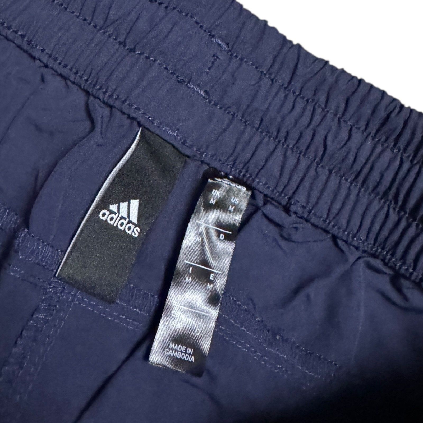 Adidas ADIDAS Splash Track Windbreaker Jogger Blue Pants Medium Size US 32 / EU 48 - 4 Thumbnail
