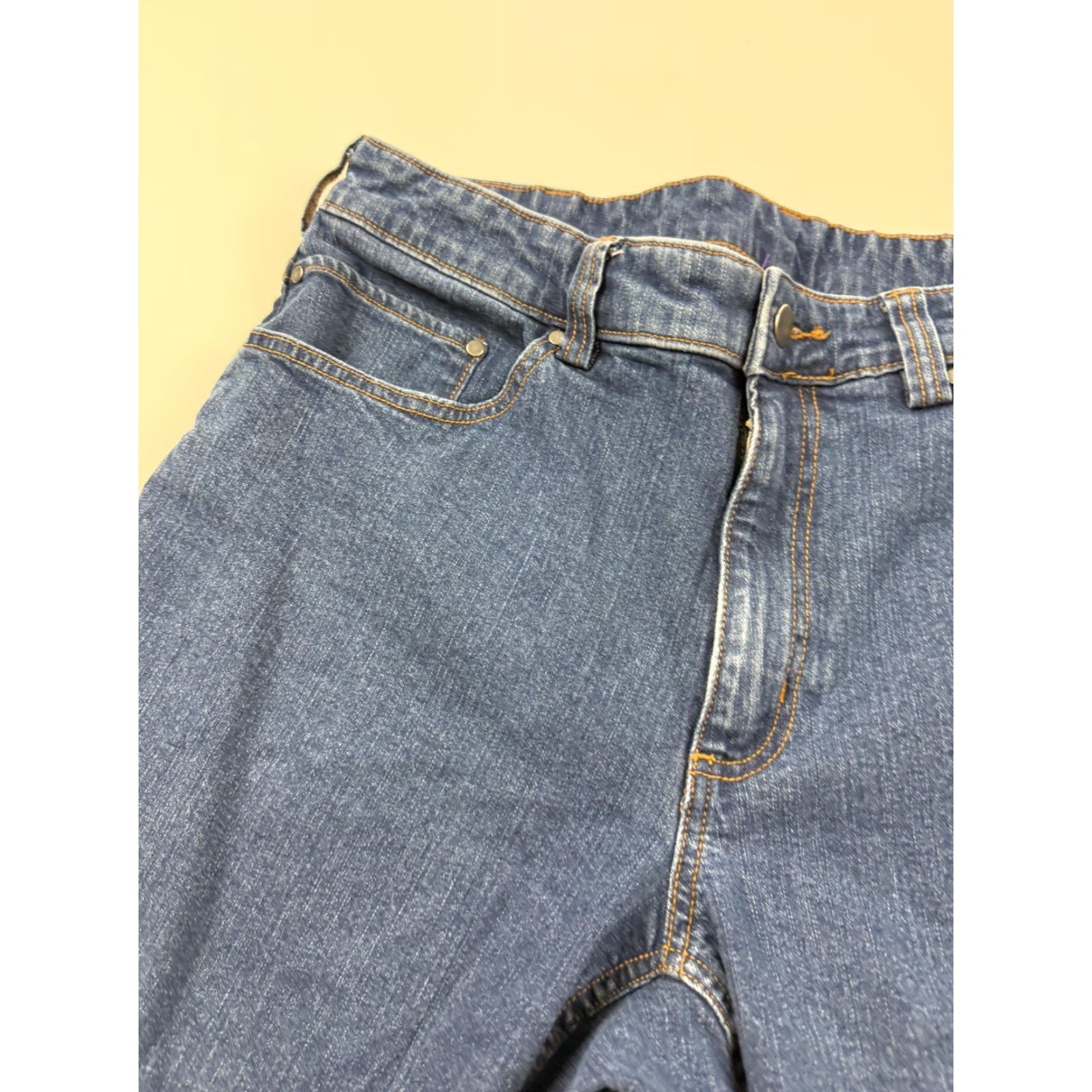 Duluth Trading Company Duluth Trading Co 40 Grit Jeans Mens 36x28 Blue Relaxed Straight Stretch Denim Size US 36 / EU 52 - 6 Thumbnail