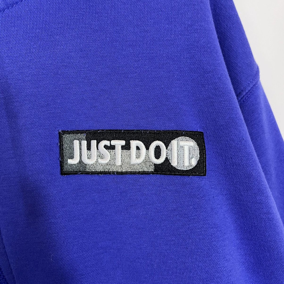 Nike Nike Just Do It Blue Zip Hoodie Streetwear Y2K Size US XL / EU 56 / 4 - 4 Thumbnail