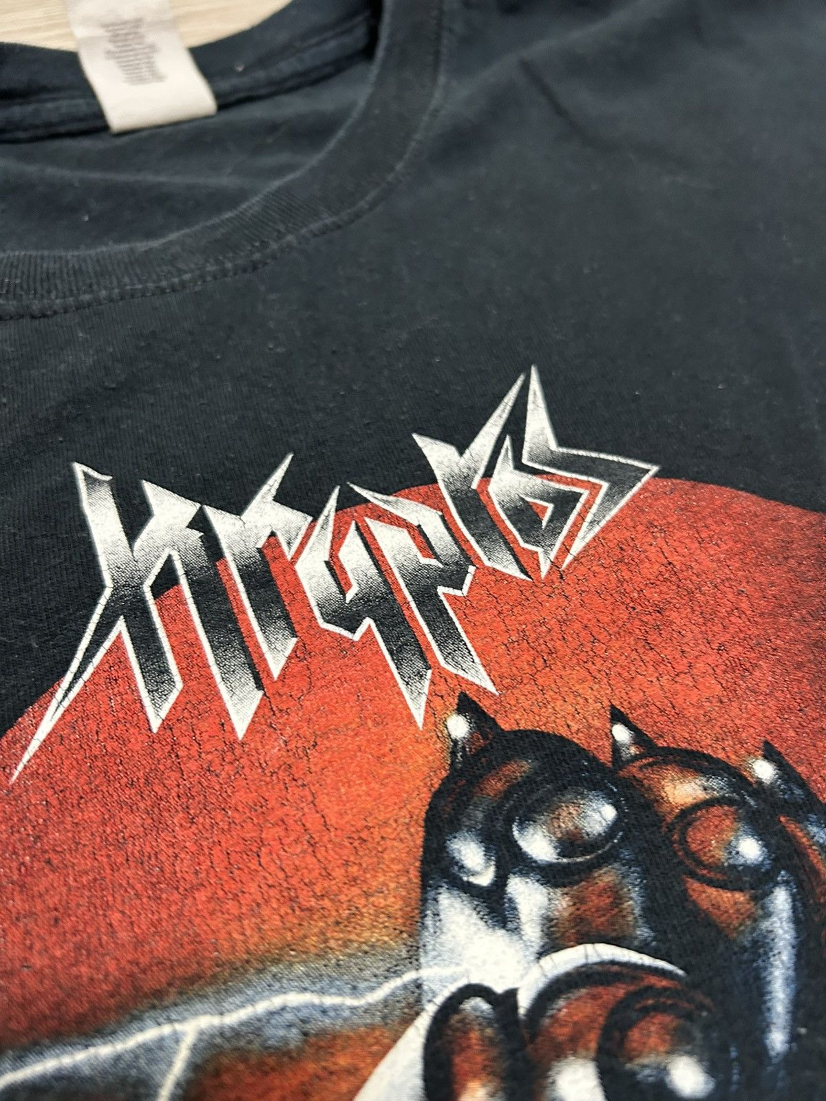Vintage Kryptos - Burn Up The Night Vintage T-shirt 00’s Size US XXL / EU 58 / 5 - 4 Thumbnail