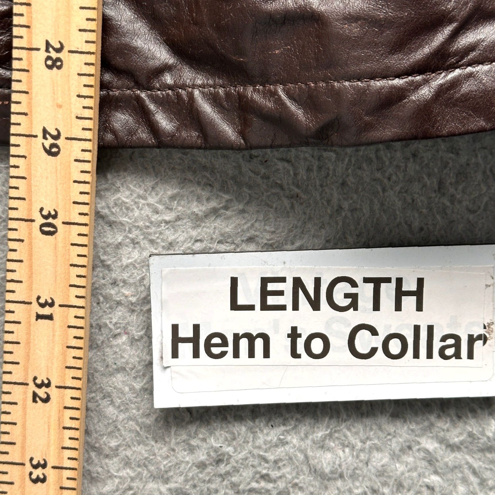 Vintage VINTAGE Cooper Leather Coat Mens 40 Medium Faux Fur Lined Brown Button USA Made Coat Mens Medium Brown Fur Lined Buttoned Coat 70s Theme Size US M / EU 48-50 / 2 - 4 Thumbnail