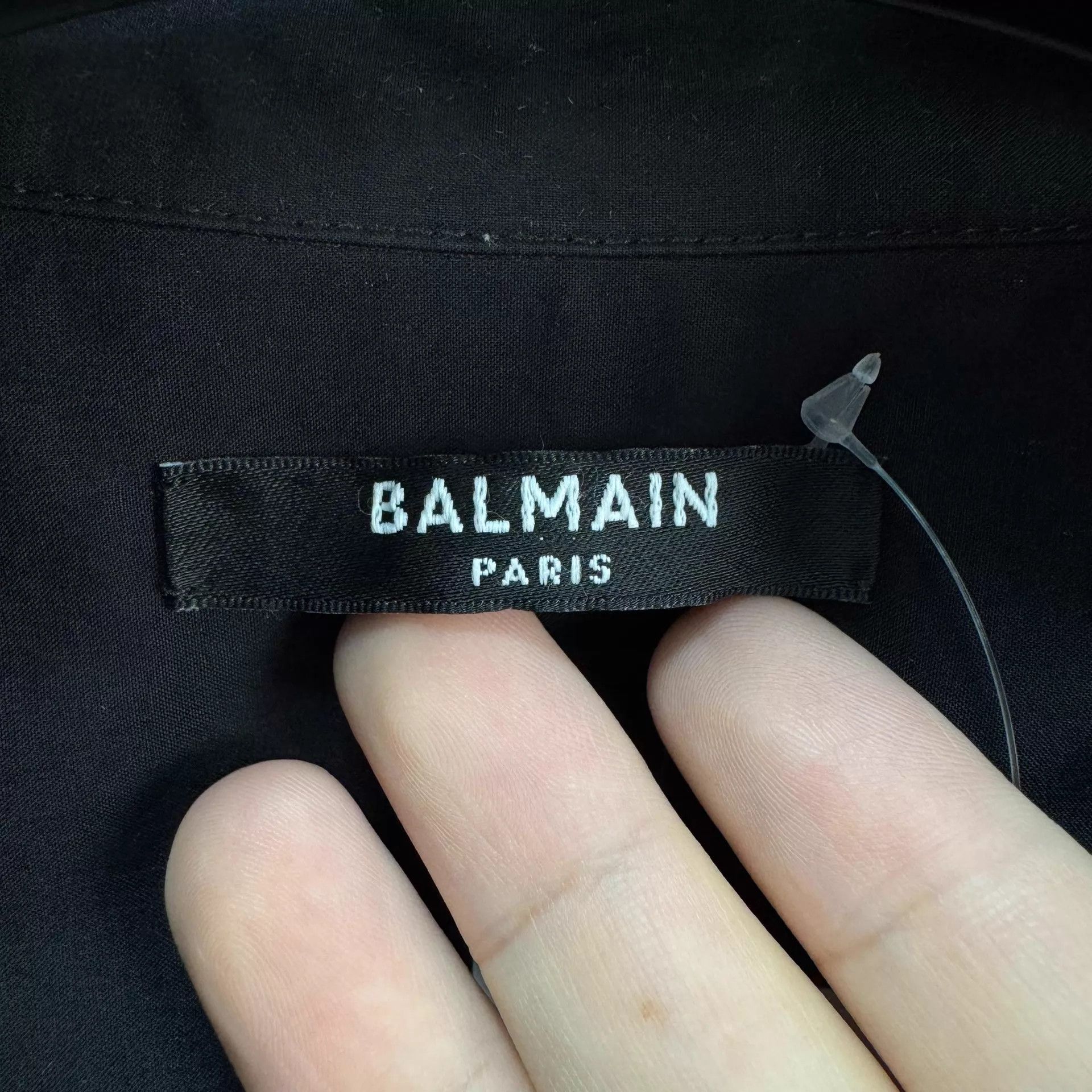 Balmain Balmain Logo Print Zipper Shirt Jacket 46 98 New Size US S / EU 44-46 / 1 - 5 Thumbnail