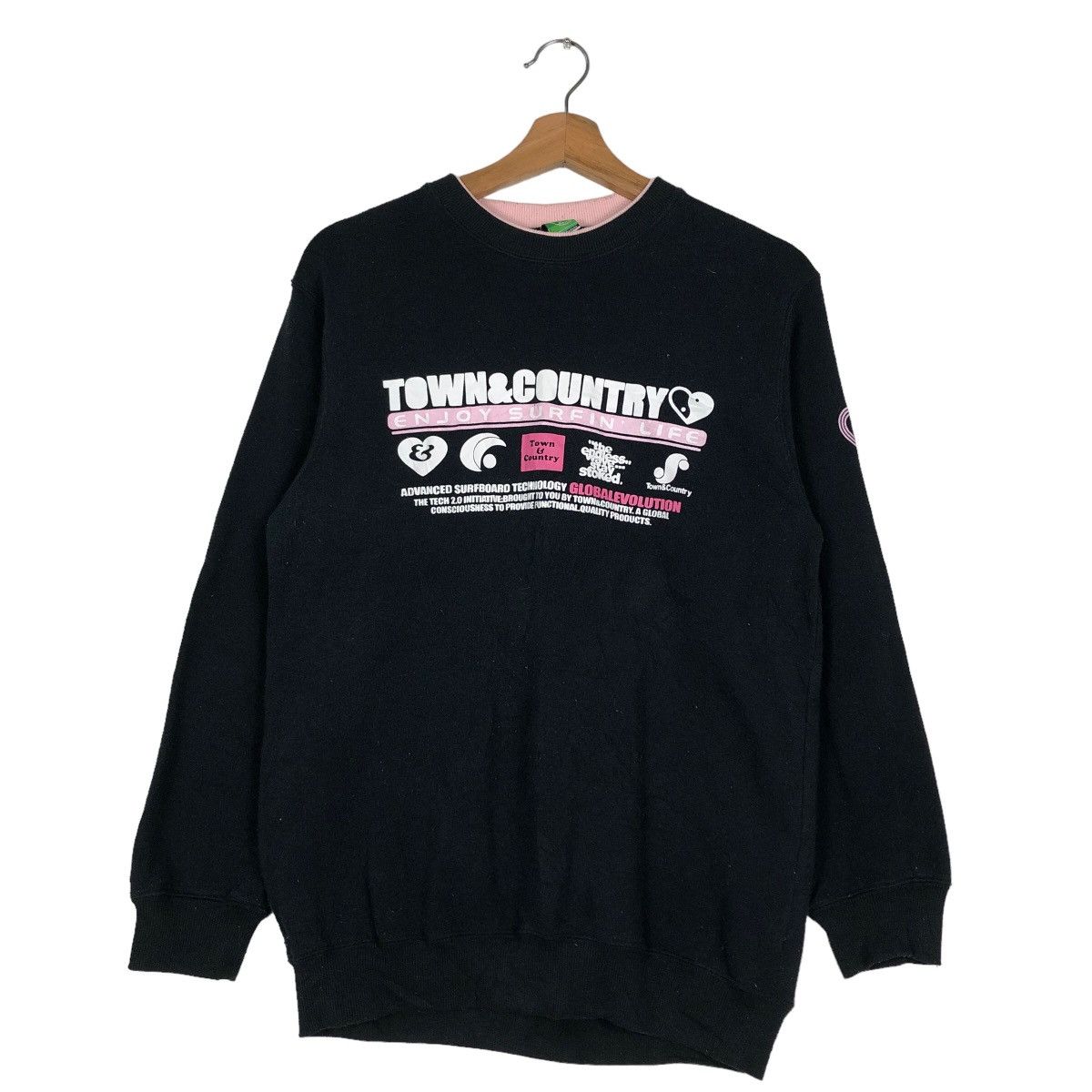 Japanese Brand 🔥Vintage Sweatshirt Hawaii T&C Surf Big Logo Overprint Size US L / EU 52-54 / 3 - 1 Thumbnail