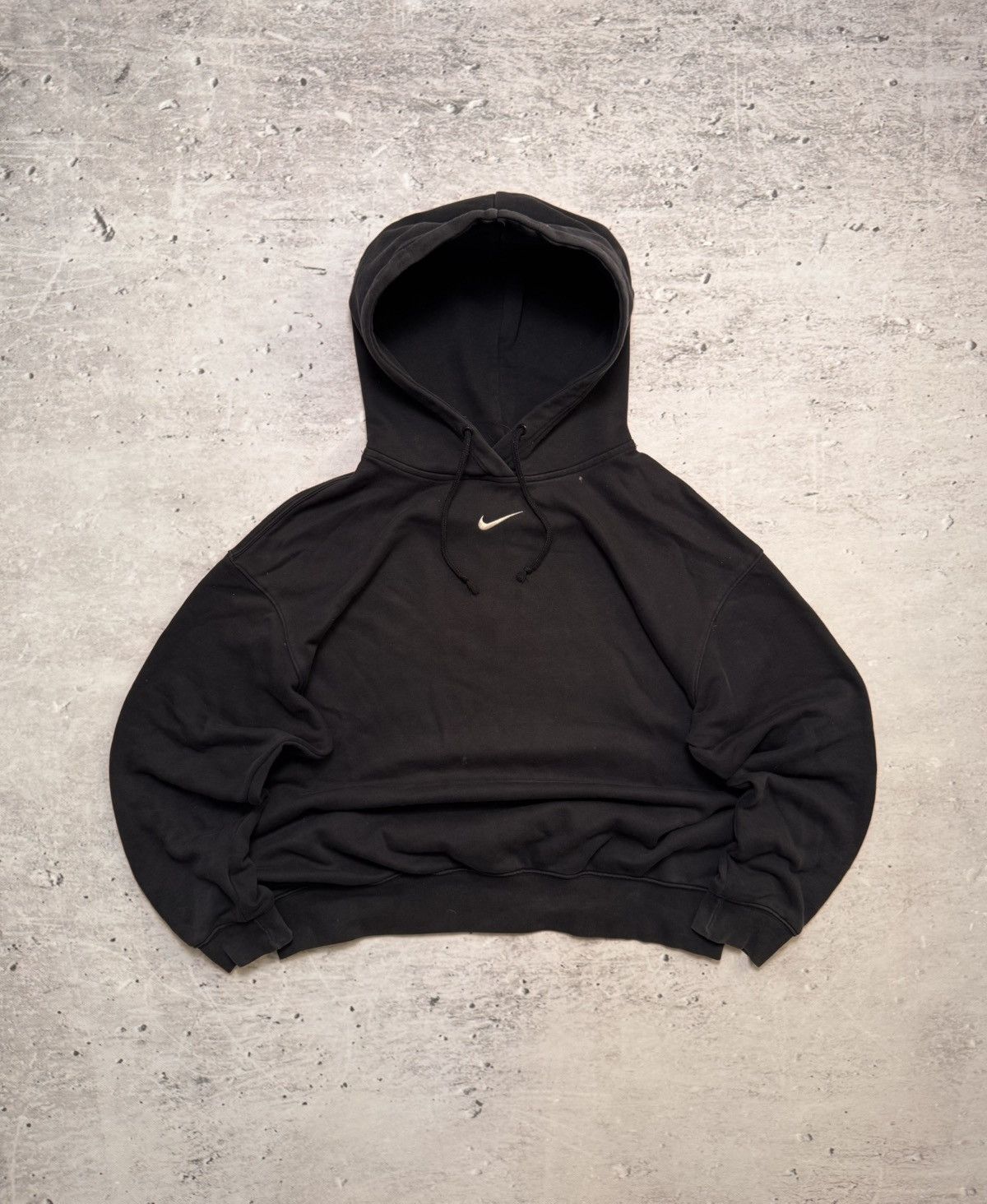Nike × Vintage NIKE VINTAGE CENTER LOGO OVERSIZE BOXY HOODIE Size US M / EU 48-50 / 2 - 1 Thumbnail