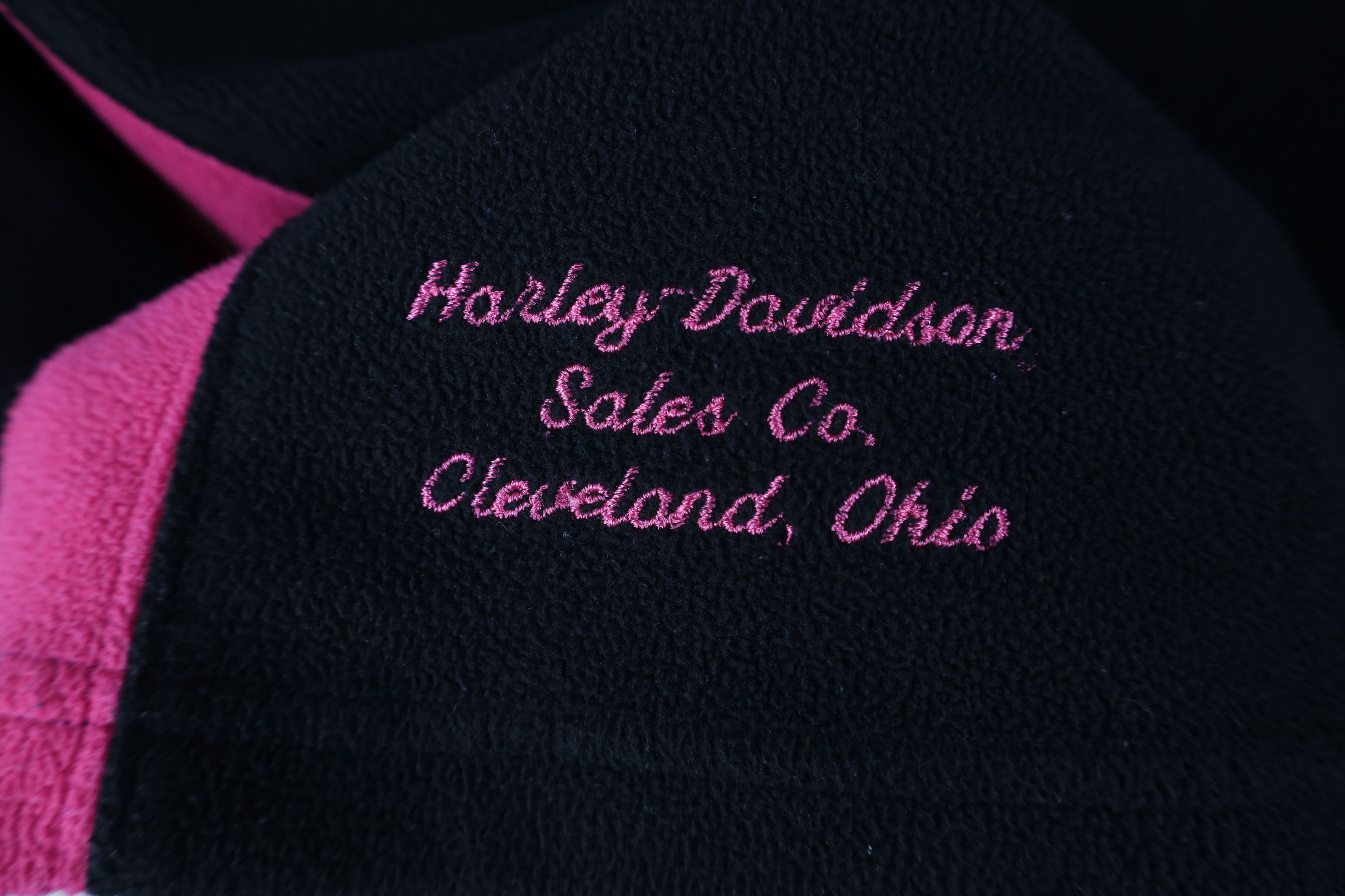 Harley Davidson Vintage Y2K Harley Davidson Skull Half Zip Fleece Sweater Size XXL / US 16-18 / IT 52-54 - 5 Thumbnail