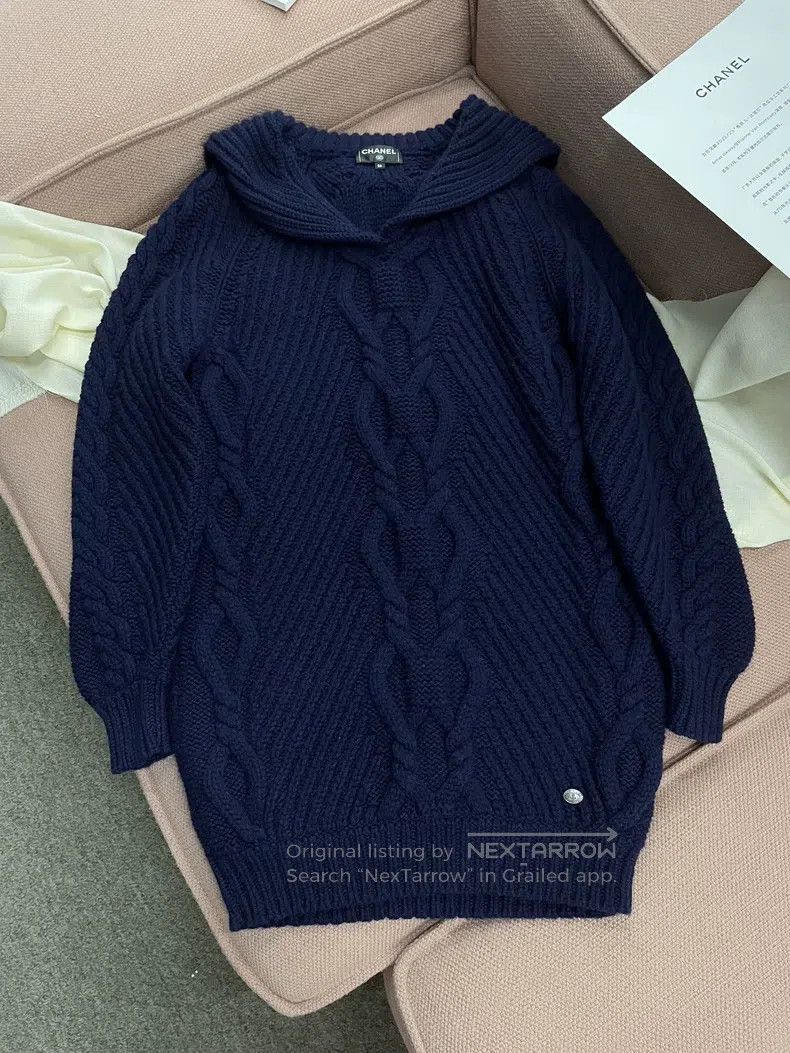 Chanel Chanel German Hamburg series dark blue dark blue navy coll Size XS / US 0-2 / IT 36-38 - 1 Thumbnail