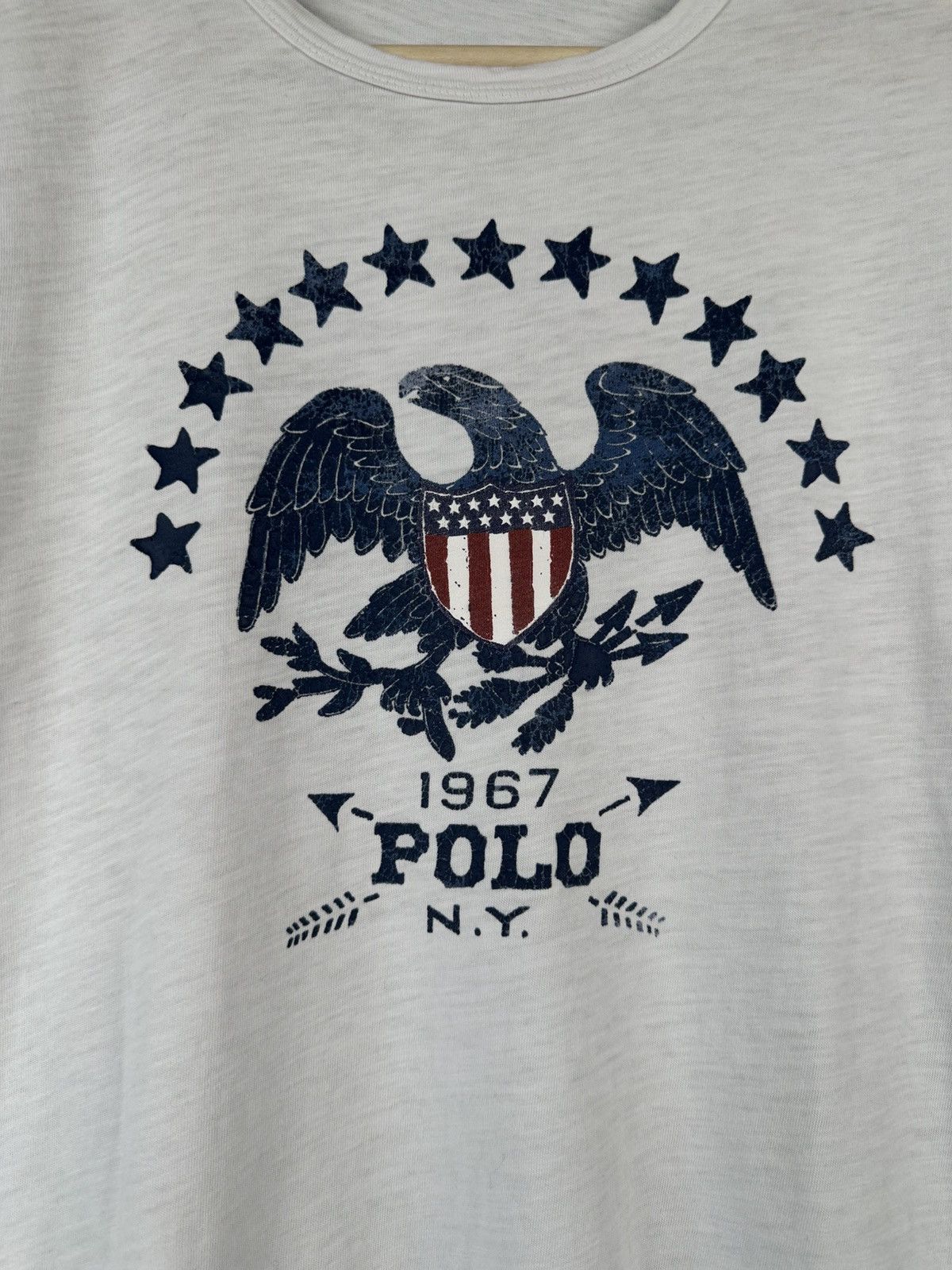 Polo Ralph Lauren Polo Ralph Eagle Box Logo Tee Size US S / EU 44-46 / 1 - 3 Thumbnail