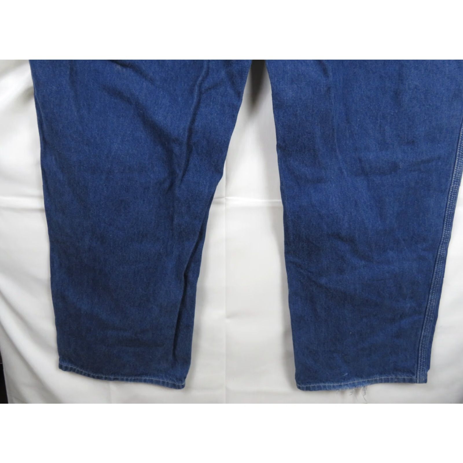 Carhartt VINTAGE Carhartt Jeans - 46x32 Dungaree Regular Denim Blue Mens Cargo Carpenter Work Pants Relaxed Fit Used Jeans Size US 30 / EU 46 - 6 Thumbnail