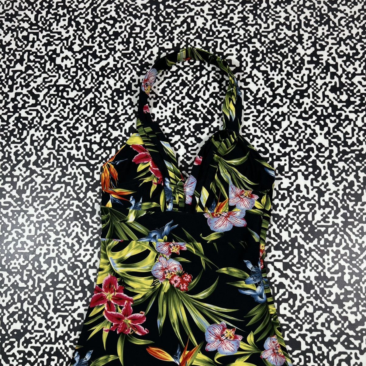 Dolce & Gabbana Vintage 00s Dolce Gabbana Summer Floral Y2K Style Midi Dress Size S / US 4 / IT 40 - 6 Thumbnail
