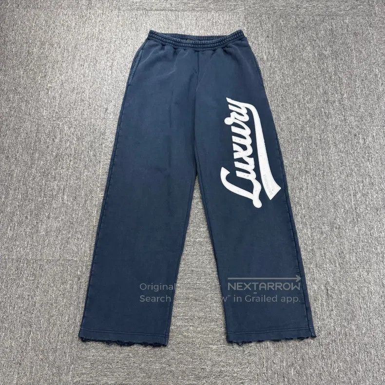 Balenciaga Balenciaga size S Embroidered Destroyed Letter Casual Pant Size US 27 - 1 Thumbnail