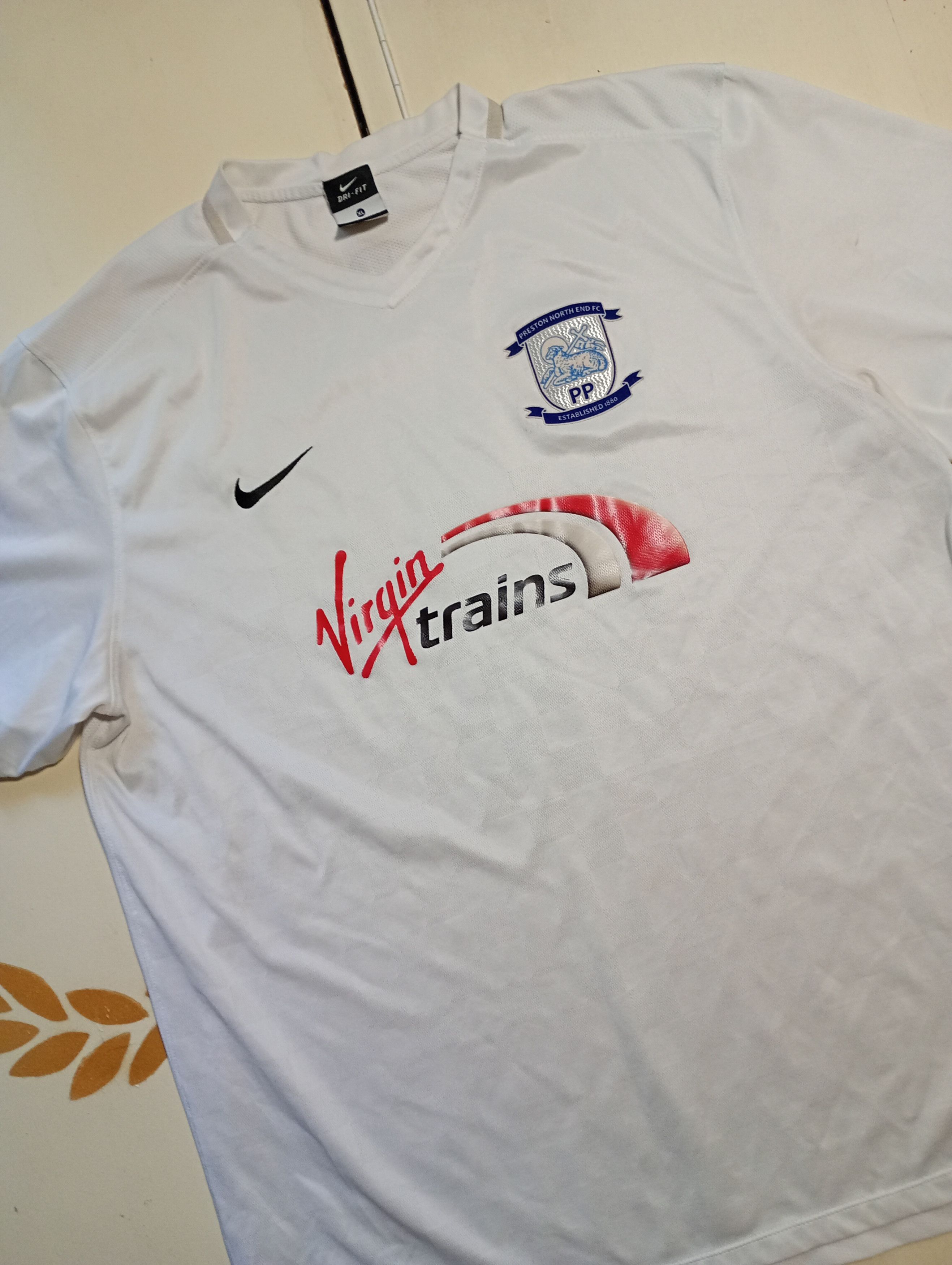 Nike Nike Preston North End FC Home Jersey 2015-2016 Size US XL / EU 56 / 4 - 6 Thumbnail