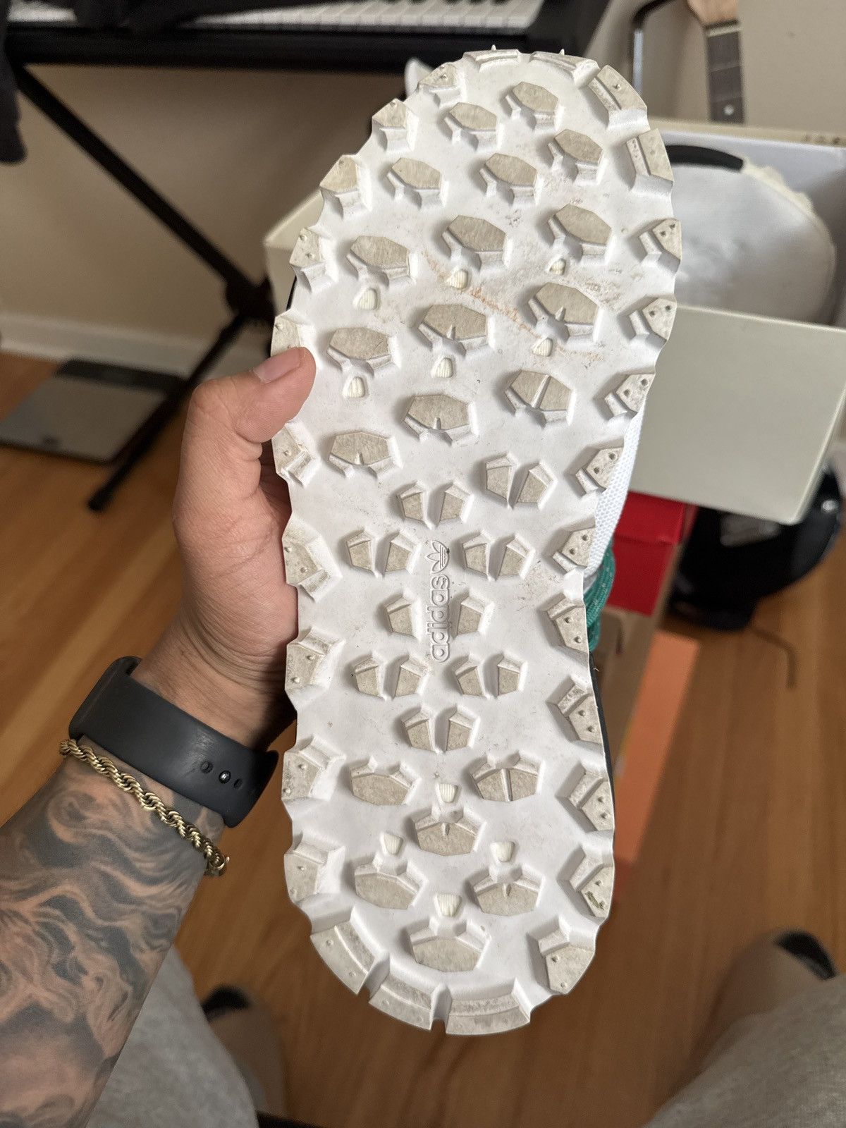 Adidas × Pharrell Adidas NMD Hu Pharrell Inspiration Pack White Size US 9 / EU 42 - 7 Thumbnail