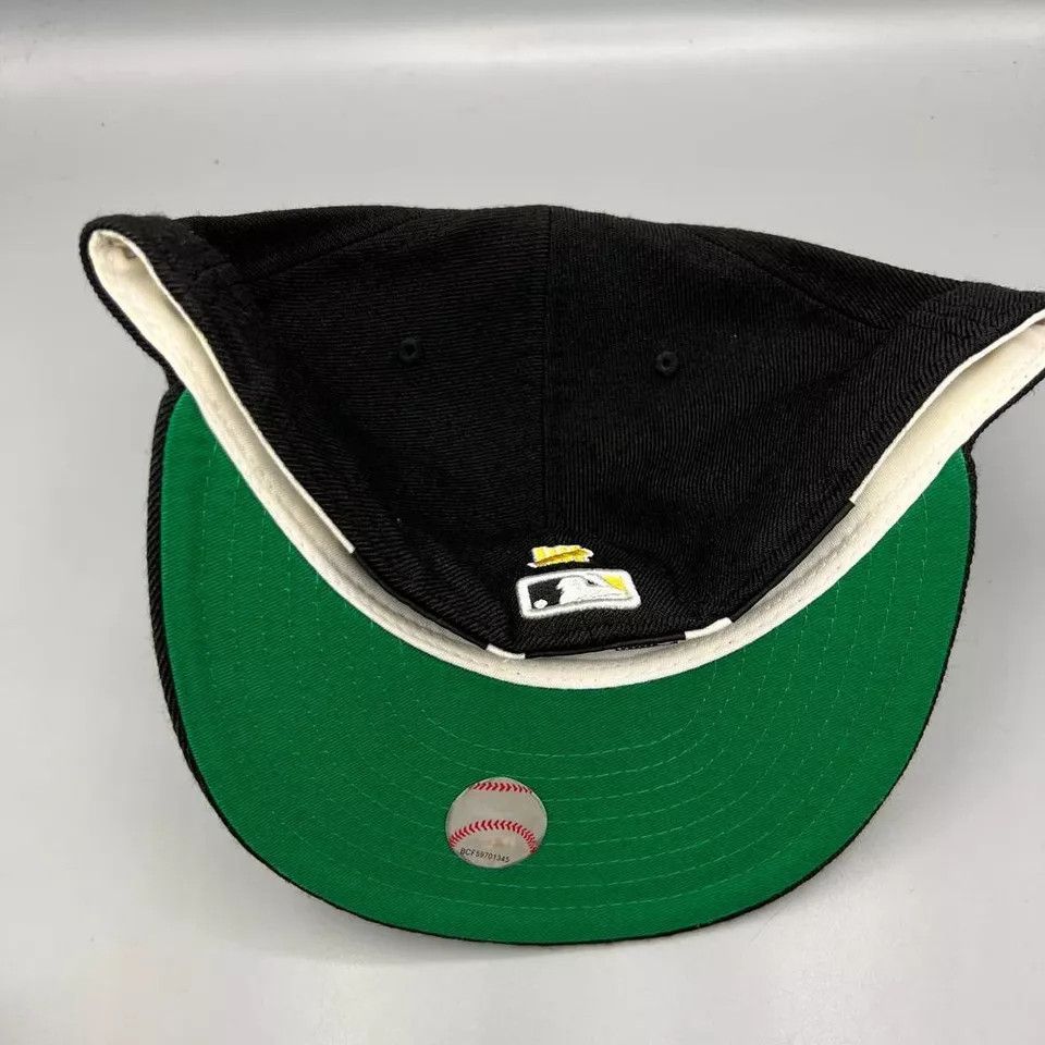 New Era Pittsburgh Pirates Hat Men 7 5/8 59Fifty New Era MLB Fitted Size ONE SIZE - 4 Thumbnail