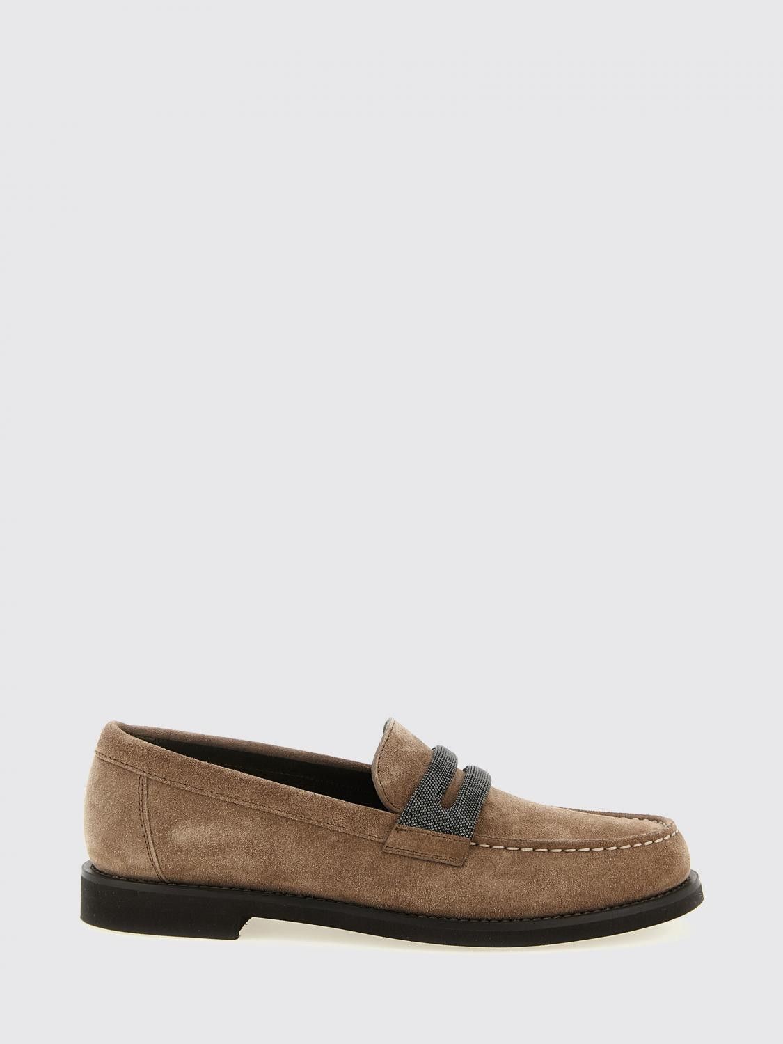 Brunello Cucinelli Brunello Cucinelli Loafer Woman Beige Size US 6 / IT 36 - 1 Thumbnail