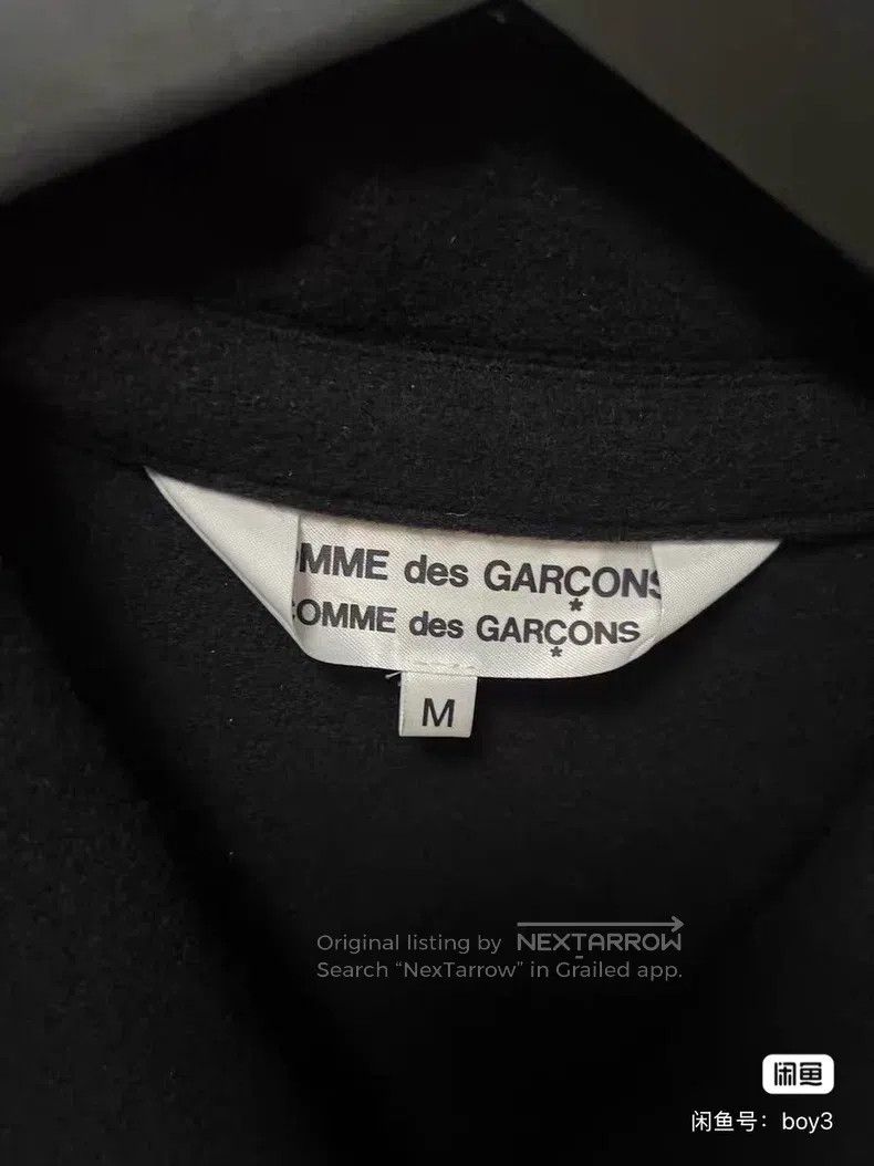 Comme des Garcons Comme Des Garcons Black Felt Twisted Patchwork Jacket Size M / US 6-8 / IT 42-44 - 3 Thumbnail