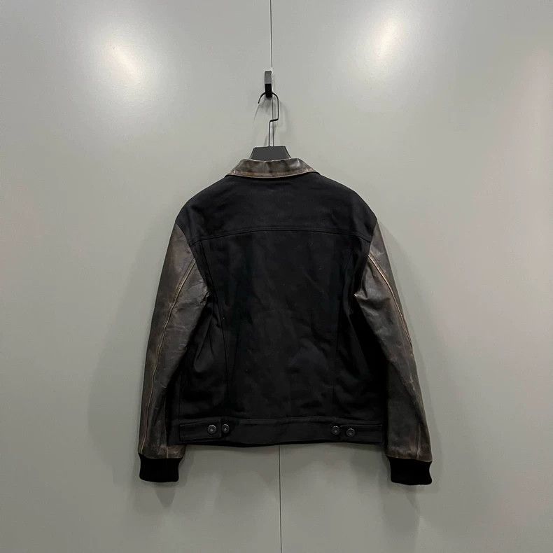 Prada Prada Leather-matched contrast color lapel jacket 2502-Next Size US M / EU 48-50 / 2 - 2 Thumbnail