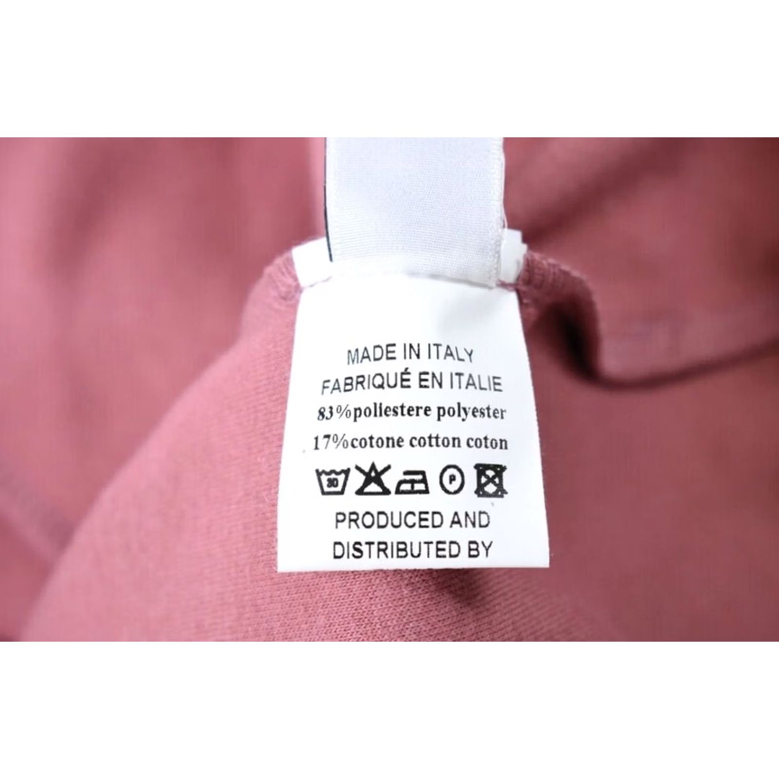 Vintage OTTOD'AME Sweatshirt Women's US 6 Pink White High Neck Pockets Full Zip Sports Size M / US 6-8 / IT 42-44 - 6 Thumbnail