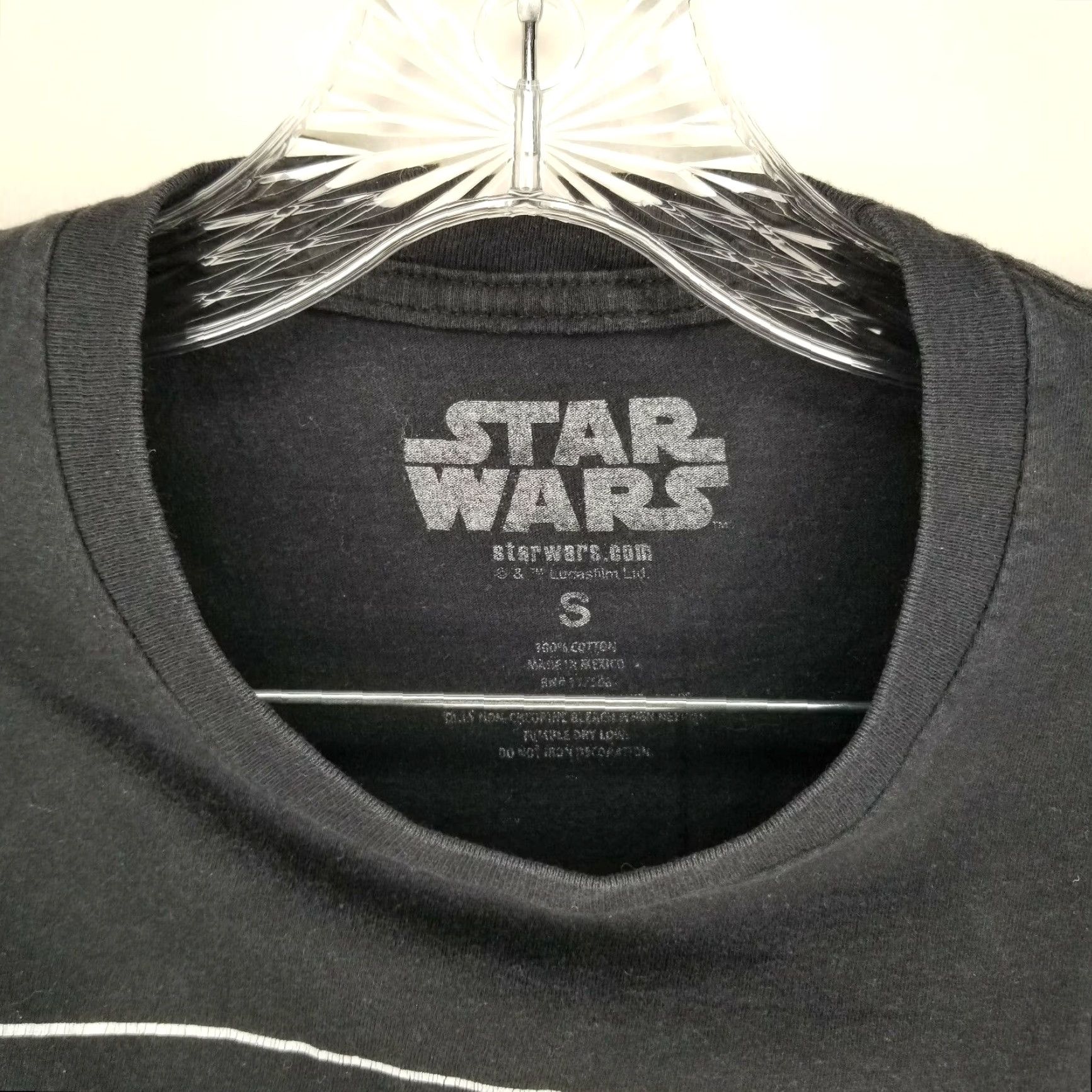 Vintage Star Wars Mens Black Millennium Falcon Long Sleeve T-Shirt Size S Size US S / EU 44-46 / 1 - 3 Thumbnail