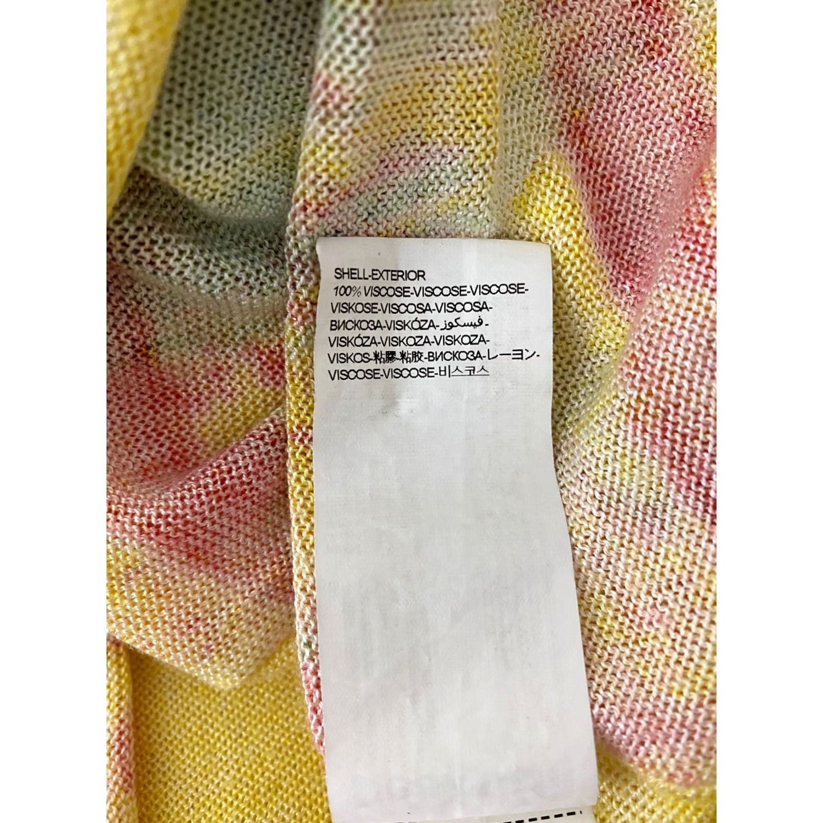 Desigual Desigual Shirt Womens Long Sleeve Crew Neck S Yellow Boho 31J2148 Size S / US 4 / IT 40 - 8 Thumbnail