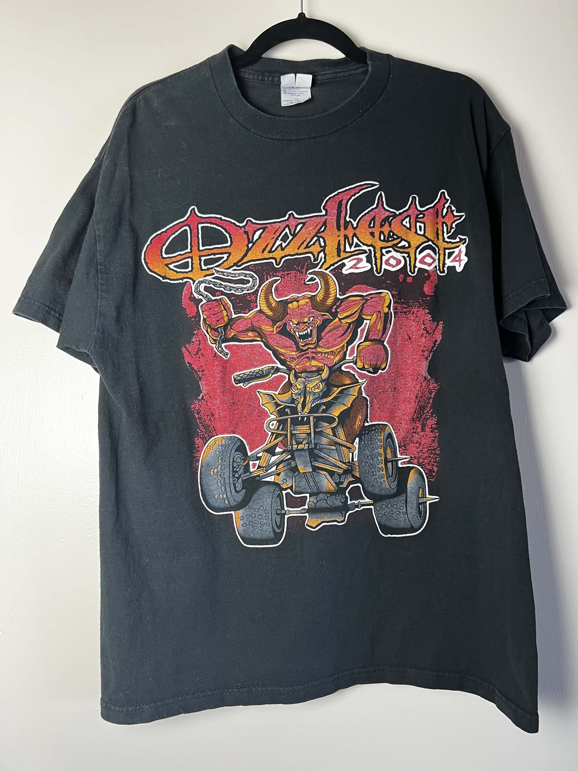 Ozzy Osbourne Vintage 2004 Ozzfest Tour T-Shirt Size US L / EU 52-54 / 3 - 2 Thumbnail