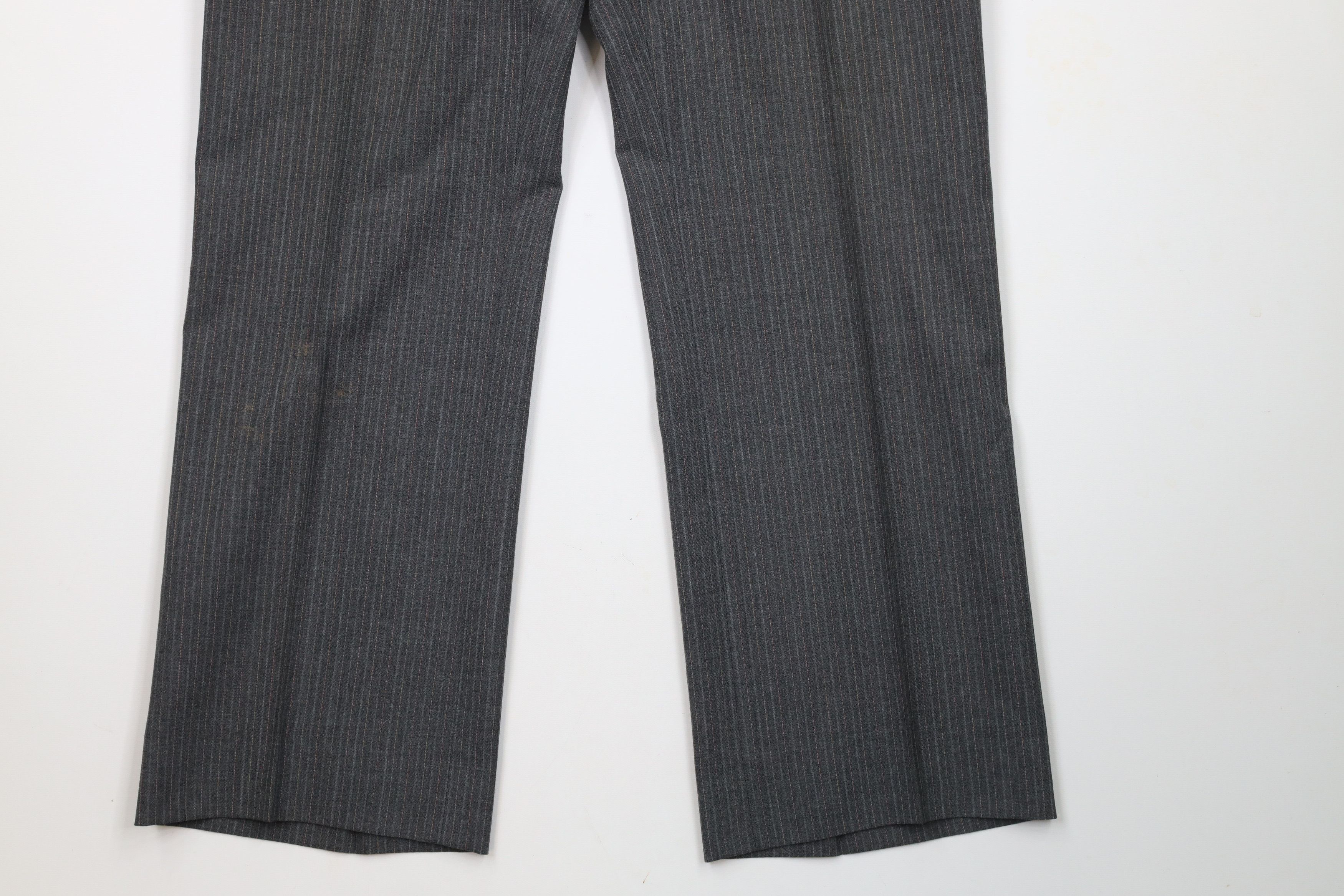 Vintage Vintage 70s Streetwear Wool Blend Striped Bell Bottoms Pants Size US 38 / EU 54 - 4 Thumbnail