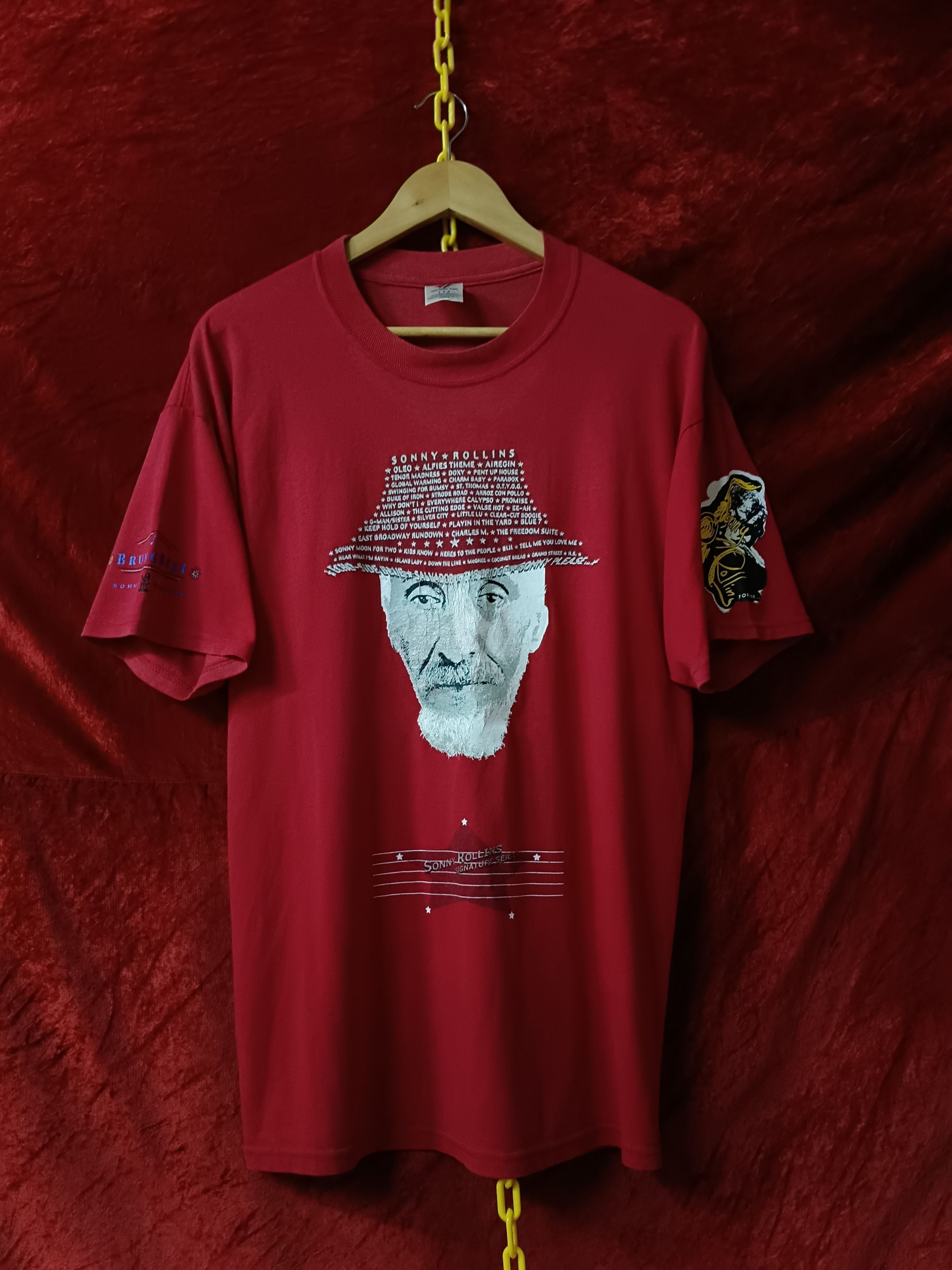 Band Tees American Saxophonist Sonny Rollin Colossus Tee Size US L / EU 52-54 / 3 - 4 Thumbnail