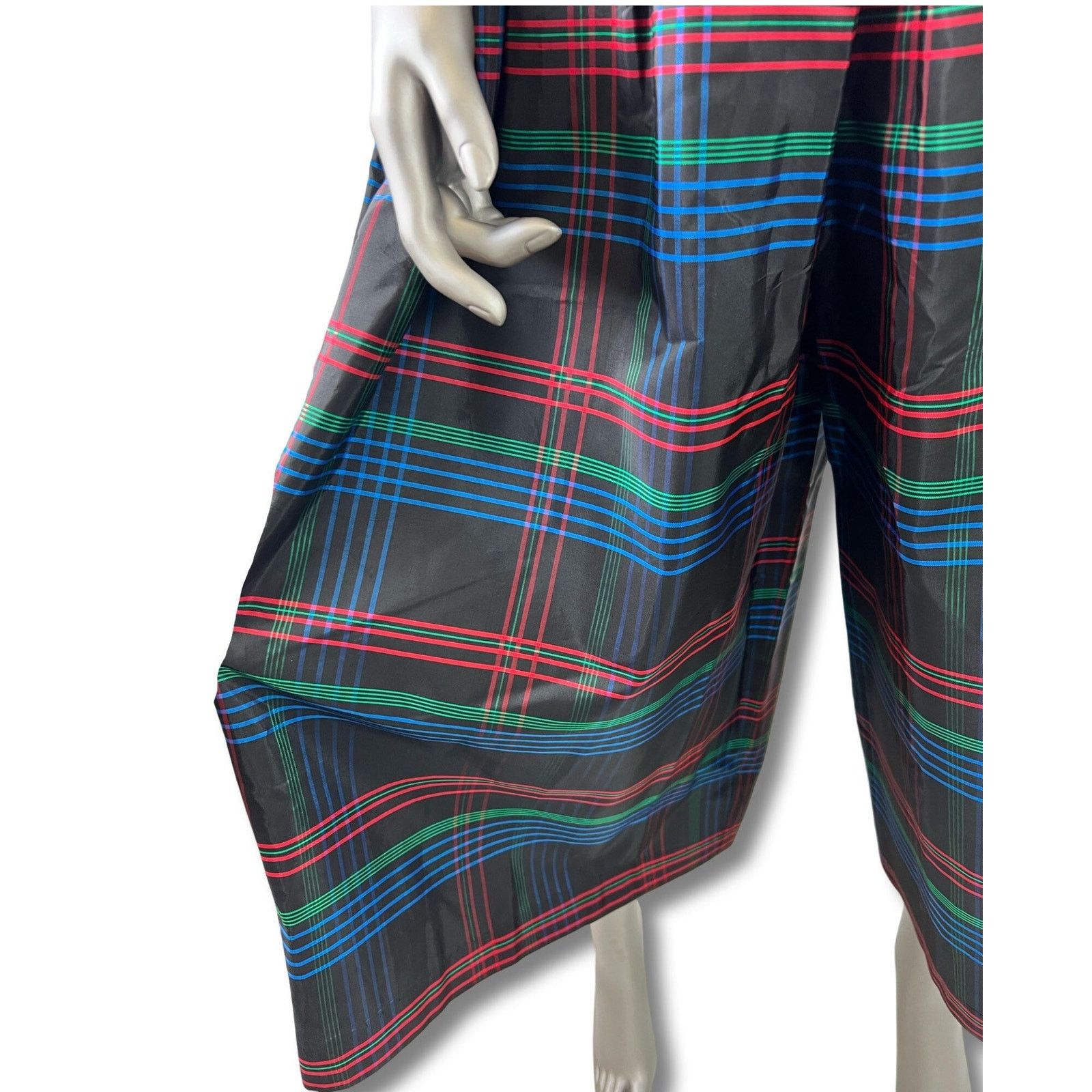 Vintage Vintage 1980s Plaid Culotte Pants Small/Medium Size 29" - 5 Thumbnail