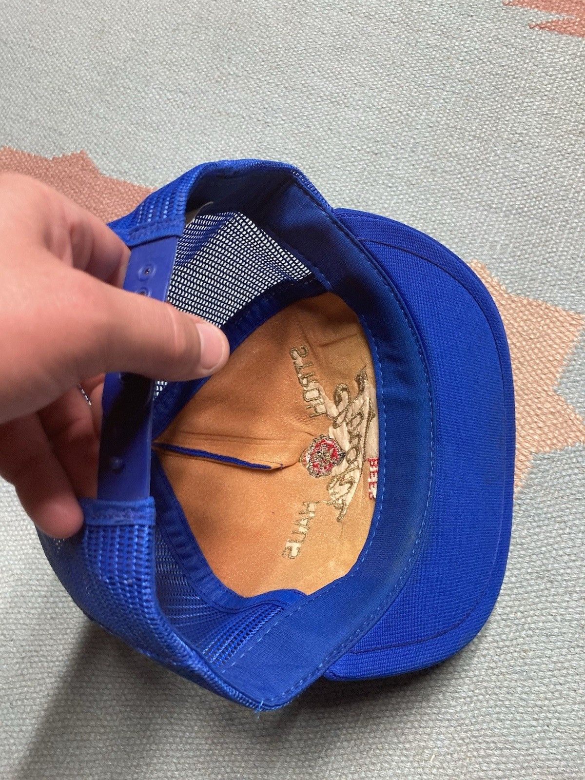 Vintage 80s trucker hat stroh’s beer gold leaf Tennessee made in USA Size ONE SIZE - 6 Thumbnail