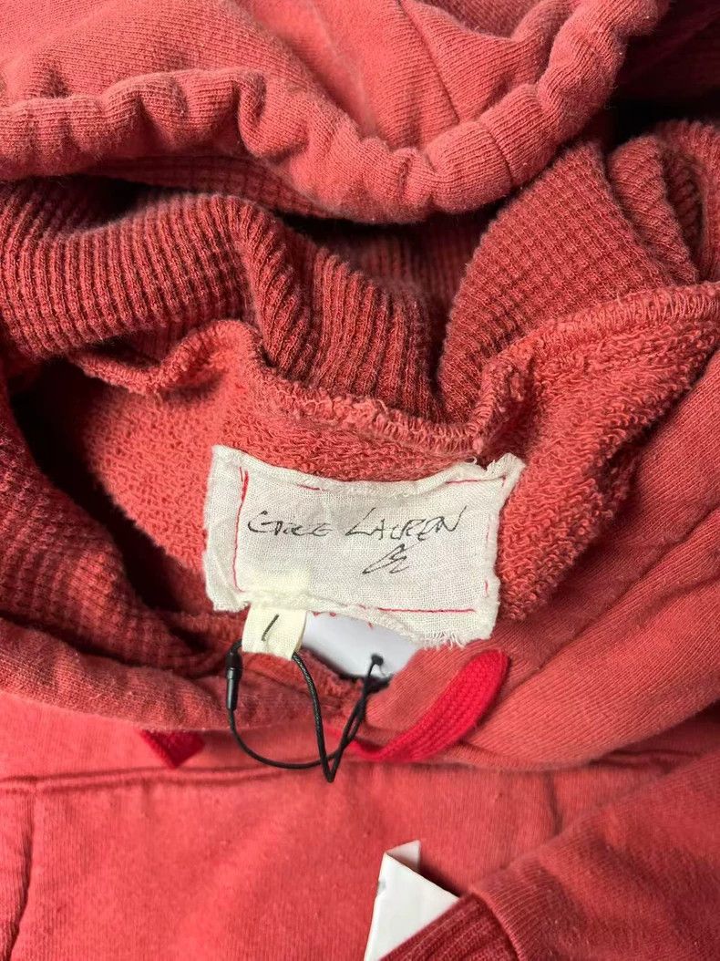 Greg Lauren greg lauren size 1 Splicing pure cotton hooded sweatshirt Size US S / EU 44-46 / 1 - 4 Thumbnail