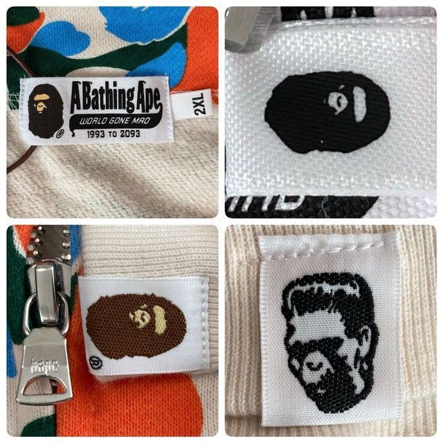 Bape 2024 🔥JAKARTA Store Camo🔥 BAPE shark full zip hoodie APE Size US XXL / EU 58 / 5 - 8 Thumbnail