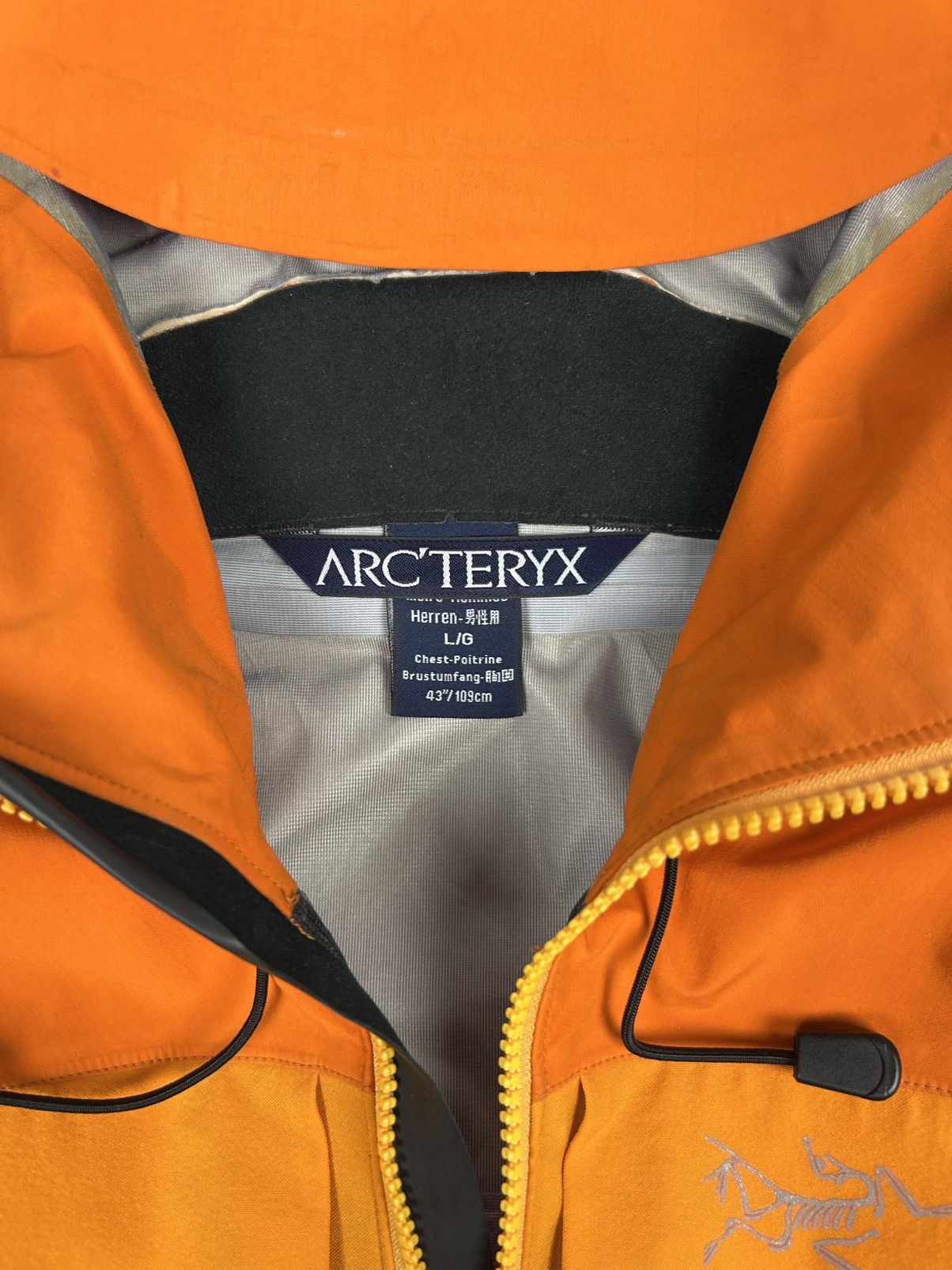 Arc'teryx Arcteryx orange wind stopper winter jacket Size US L / EU 52-54 / 3 - 12 Thumbnail
