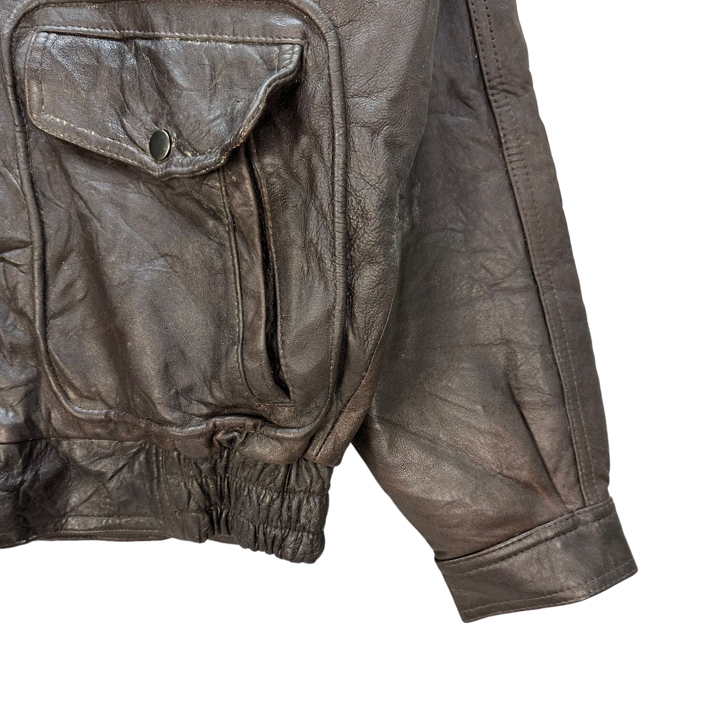 Vintage M. O. COMPANY GREAT AIR-O-WEAR A2 LEATHER JACKET #8805-028 Size US L / EU 52-54 / 3 - 5 Thumbnail