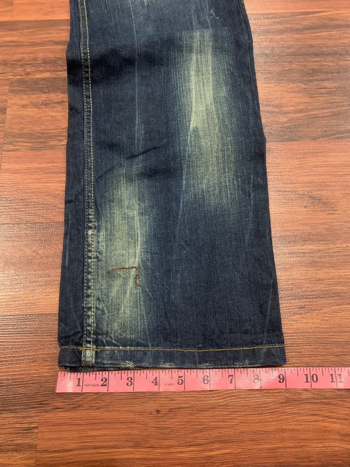 If Six Was Nine Red Pepper Embroidered Jeans Pants Size US 34 / EU 50 - 10 Thumbnail