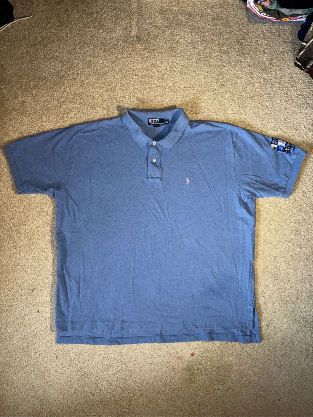 Polo Ralph Lauren Polo Ralph Lauren Shirt Mens XXL Blue Short Sleeve Size US XXL / EU 58 / 5 - 1 Thumbnail