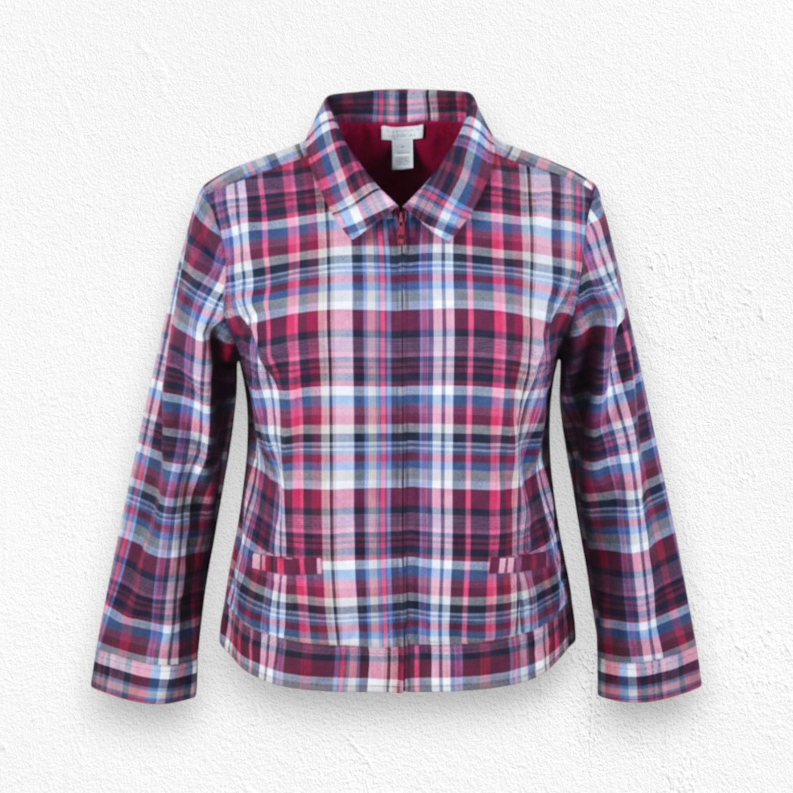 Other Y2K Red Blue Plaid Reversible Jacket Size XL Size XL / US 12-14 / IT 48-50 - 1 Thumbnail