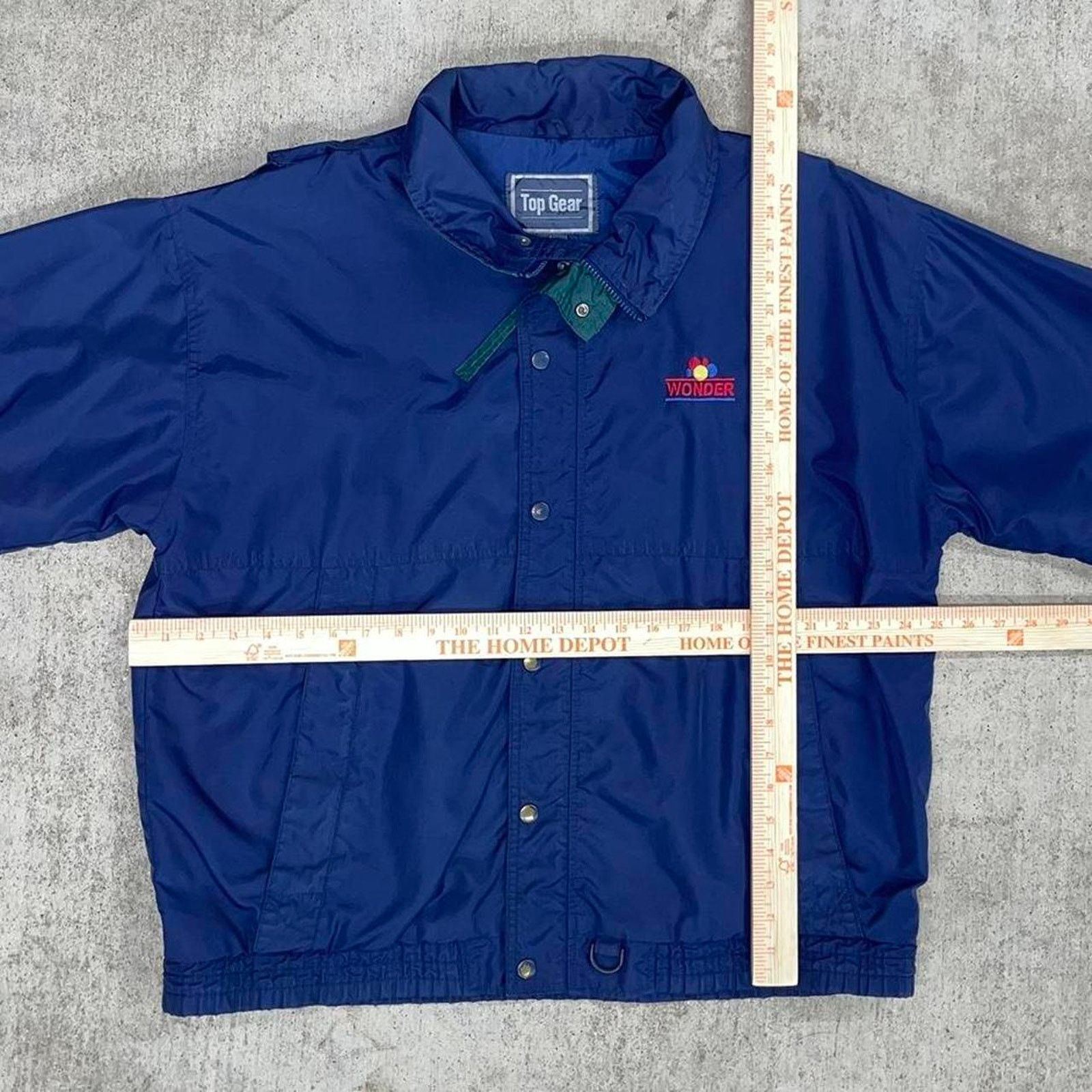 Vintage Vintage top gear windbreaker jacket Size US L / EU 52-54 / 3 - 2 Thumbnail