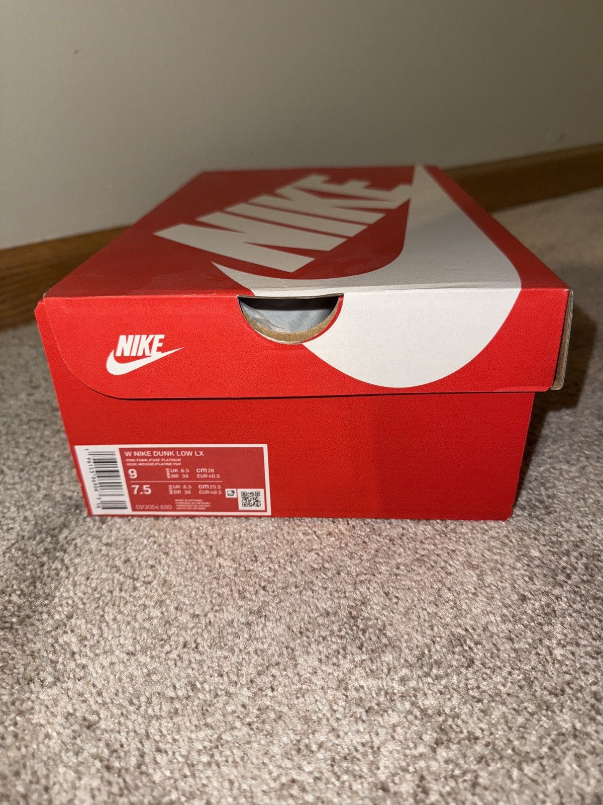 Nike Nike Dunk Low LX Pink Foam Size US 9 / IT 39 - 7 Thumbnail