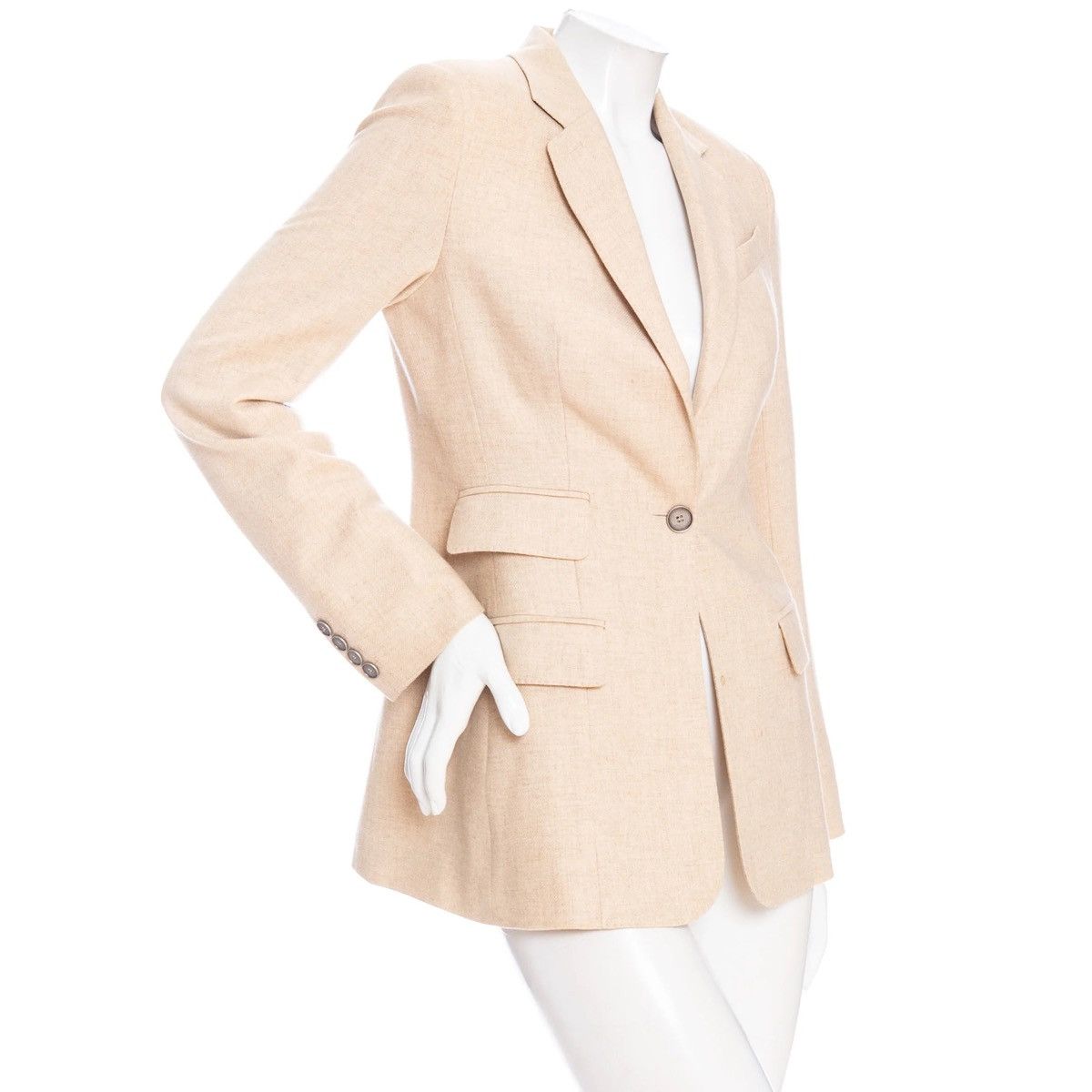 Hermes Hermes Cashmere Single-Breasted Blazer Size XS / US 0-2 / IT 36-38 - 2 Thumbnail
