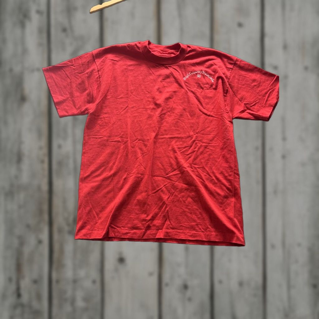 Vintage VINTAGE High Country Stampede Shirt Mens XL Red Embroidered Tee 95 90s Rodeo Western Shirt Tee Size US XL / EU 56 / 4 - 1 Thumbnail