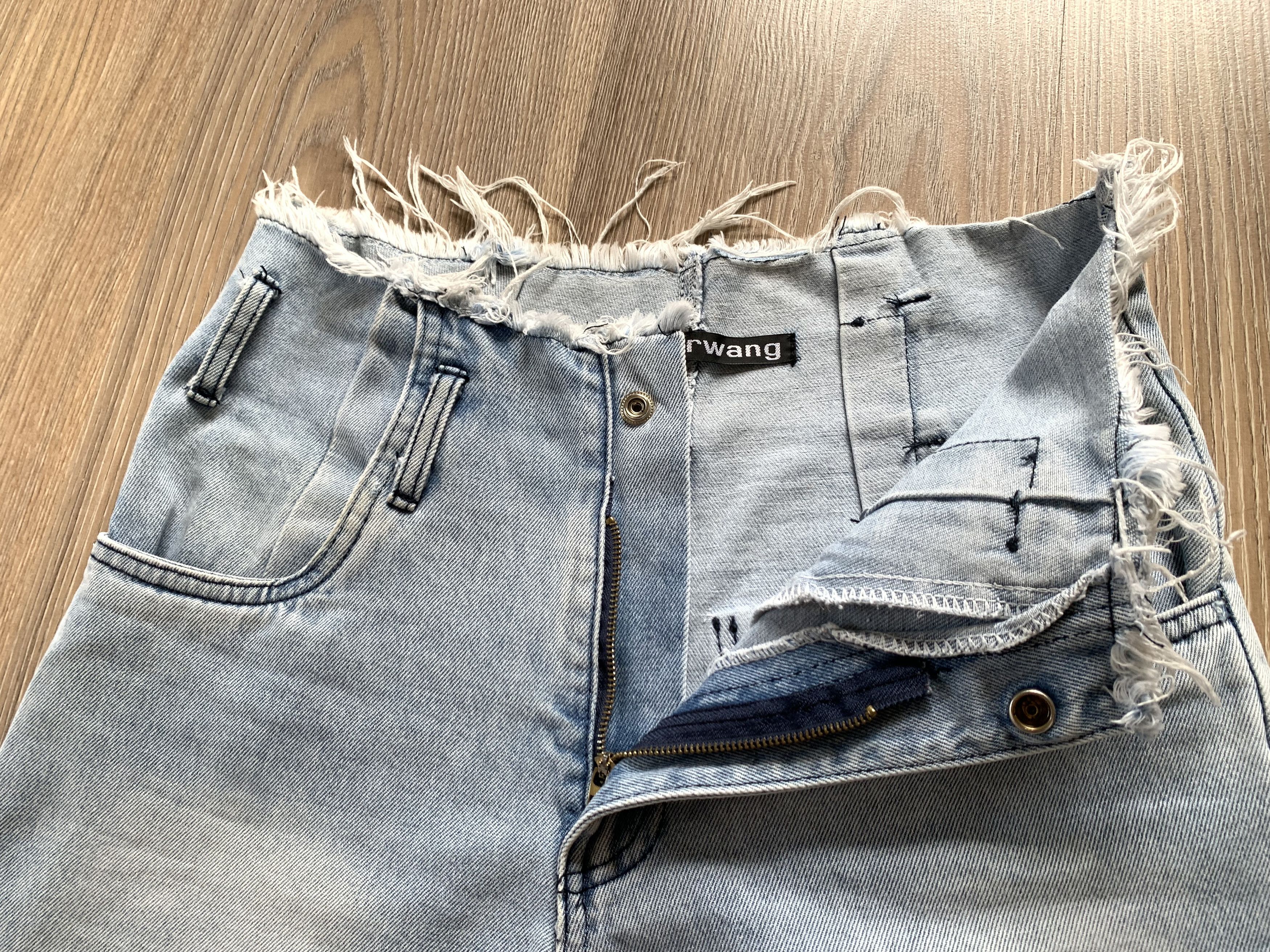 Alexander Wang × Denime Vintage Alexander Wang Mini Denime Shorts Size 26" / US 2 / IT 38 - 5 Thumbnail