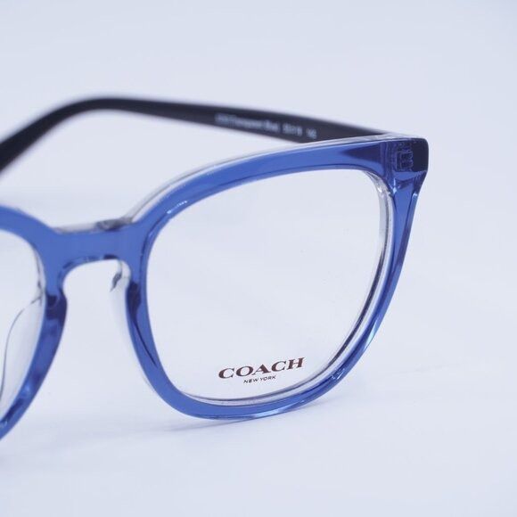 Coach Coach HC6222F 5787 Eyeglasses Blue 53mm Square Frame Size ONE SIZE - 2 Thumbnail
