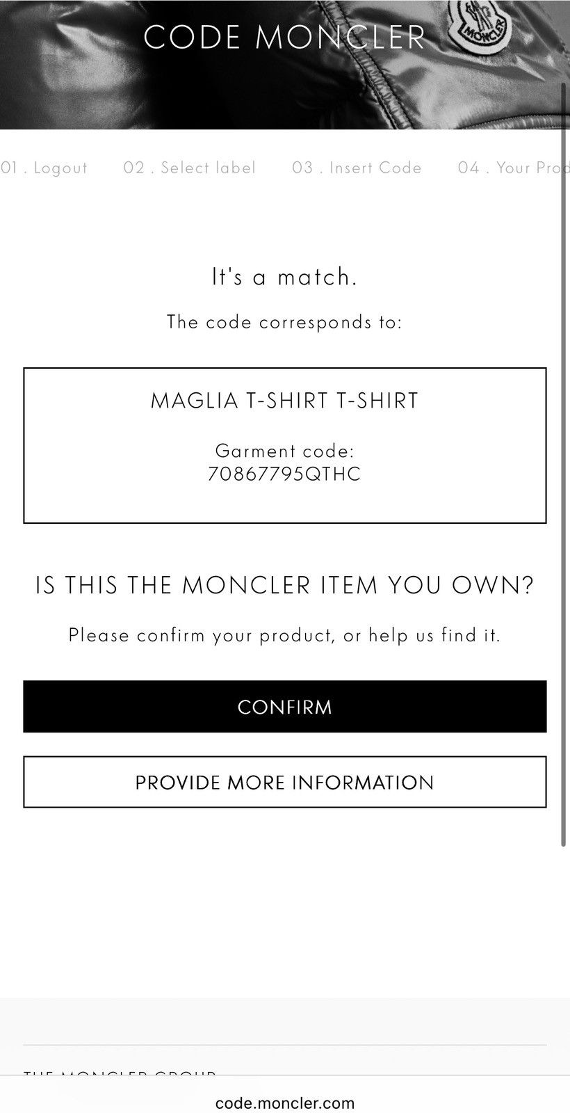 Moncler Gamme Bleu THOM BROWNE GAMME BLEU MAGLIA Big Patch Gray Italy Short Sleeve T-Shirt Size US M / EU 48-50 / 2 - 14 Thumbnail